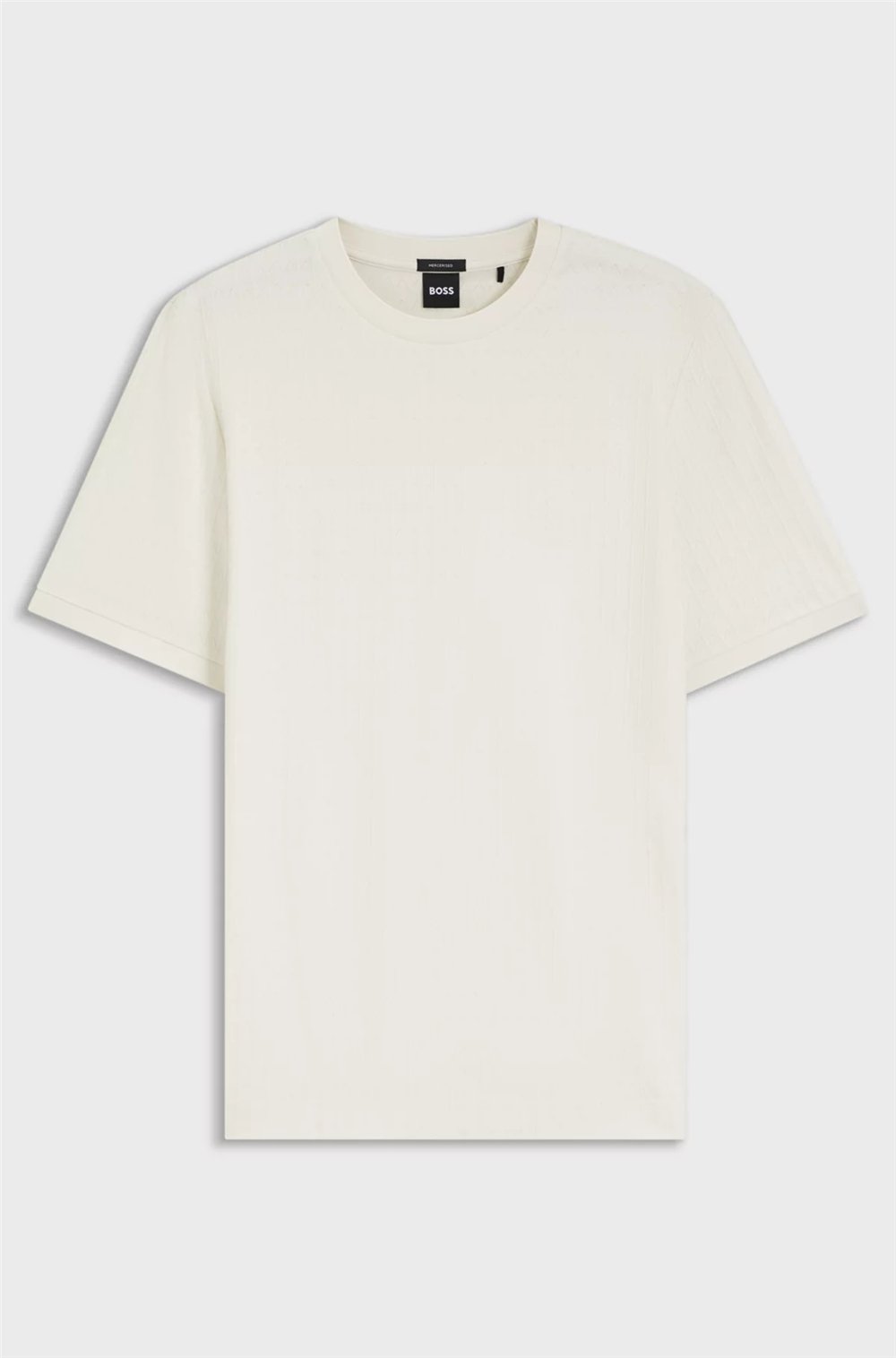 BOSS H Thompson 321 Erkek Bisiklet Yaka T-Shirt Beyaz