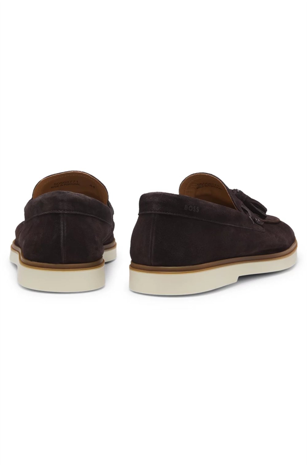 BOSS Hedley Loaf Sdts Erkek Loafer Kahverengi