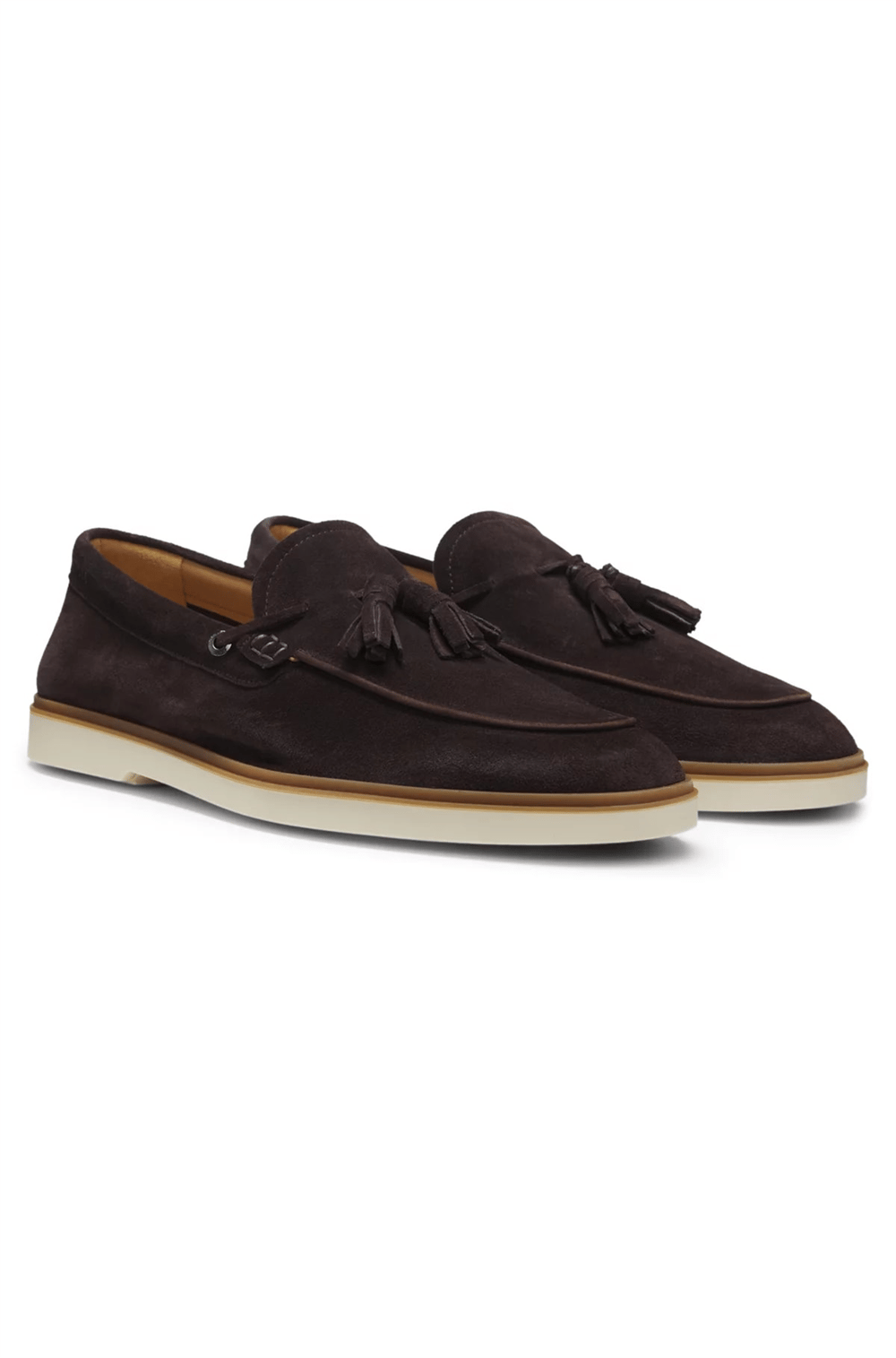 BOSS Hedley Loaf Sdts Erkek Loafer Kahverengi