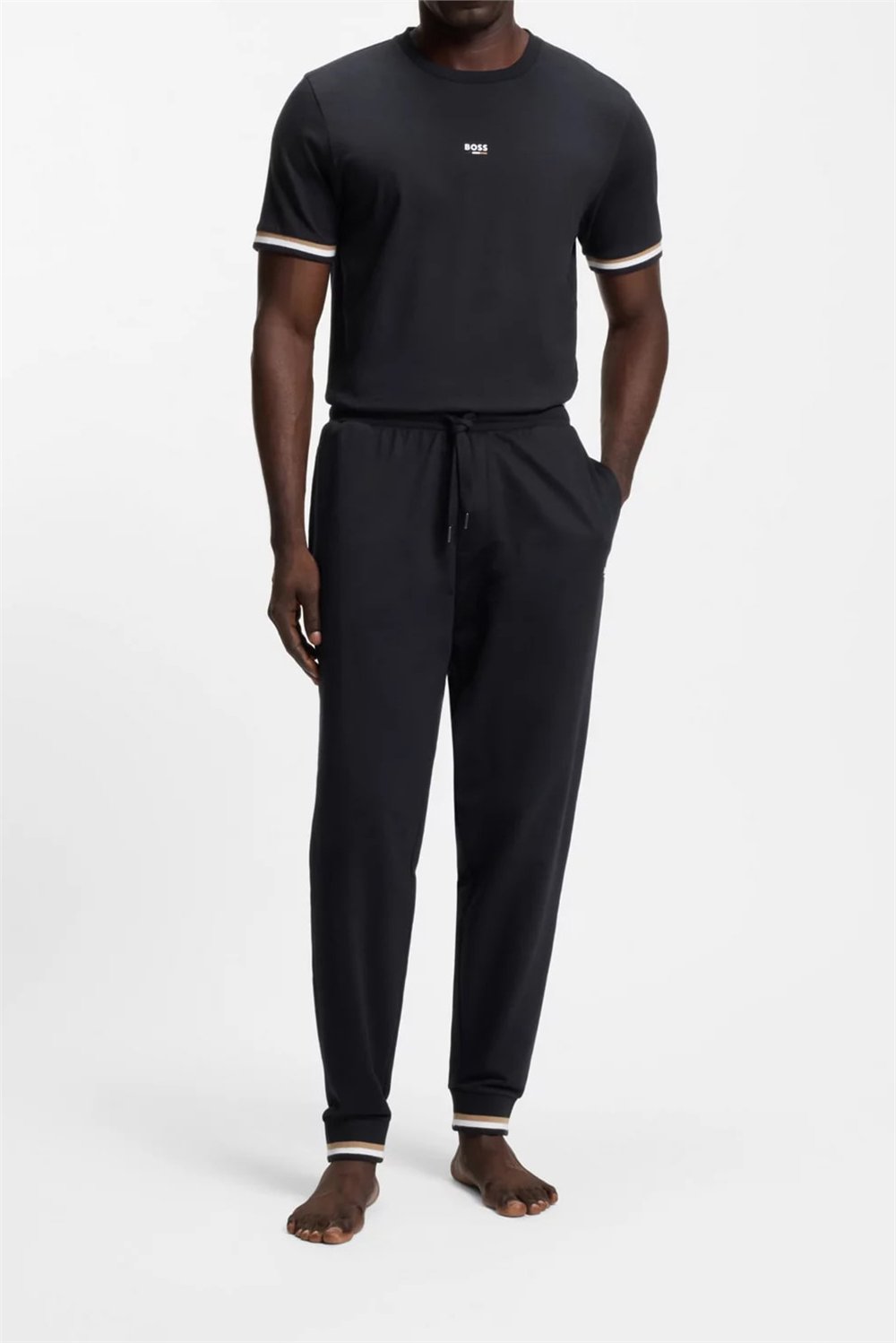 BOSS Iconic Pants Erkek Eşofman Altı Siyah