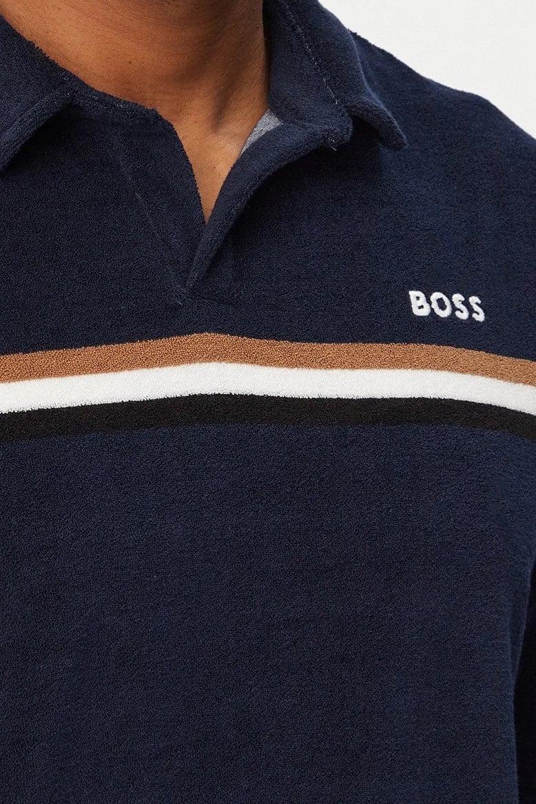 Boss Iconic Polo Shirt Erkek Şort Mayo Lacivert
