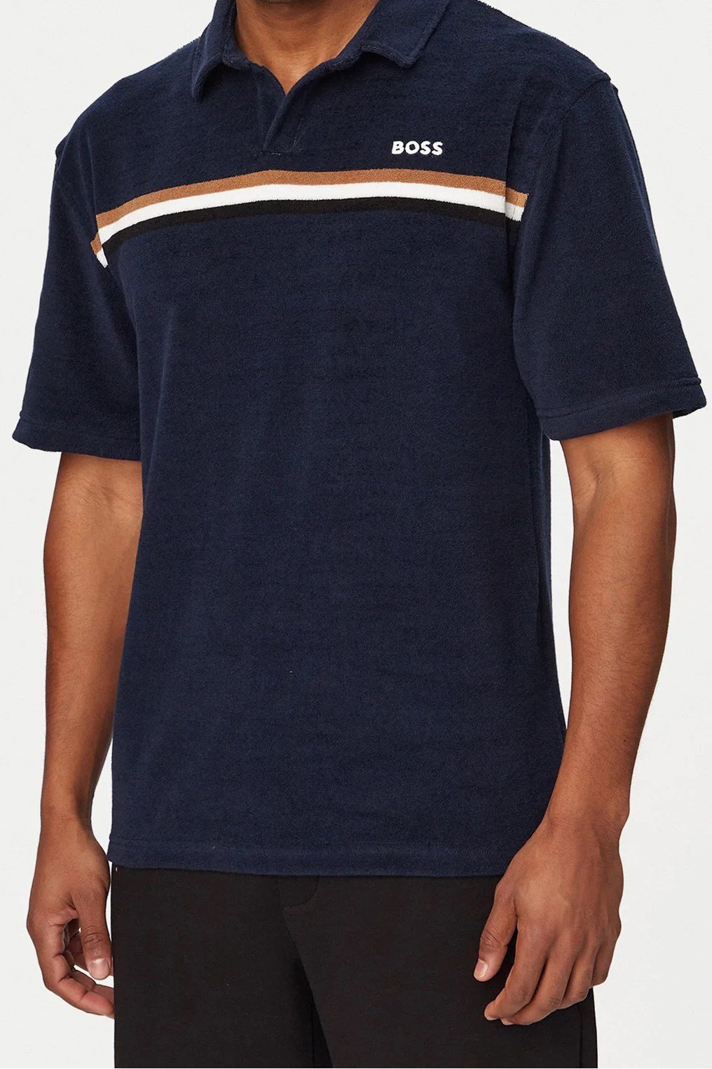 Boss Iconic Polo Shirt Erkek Şort Mayo Lacivert