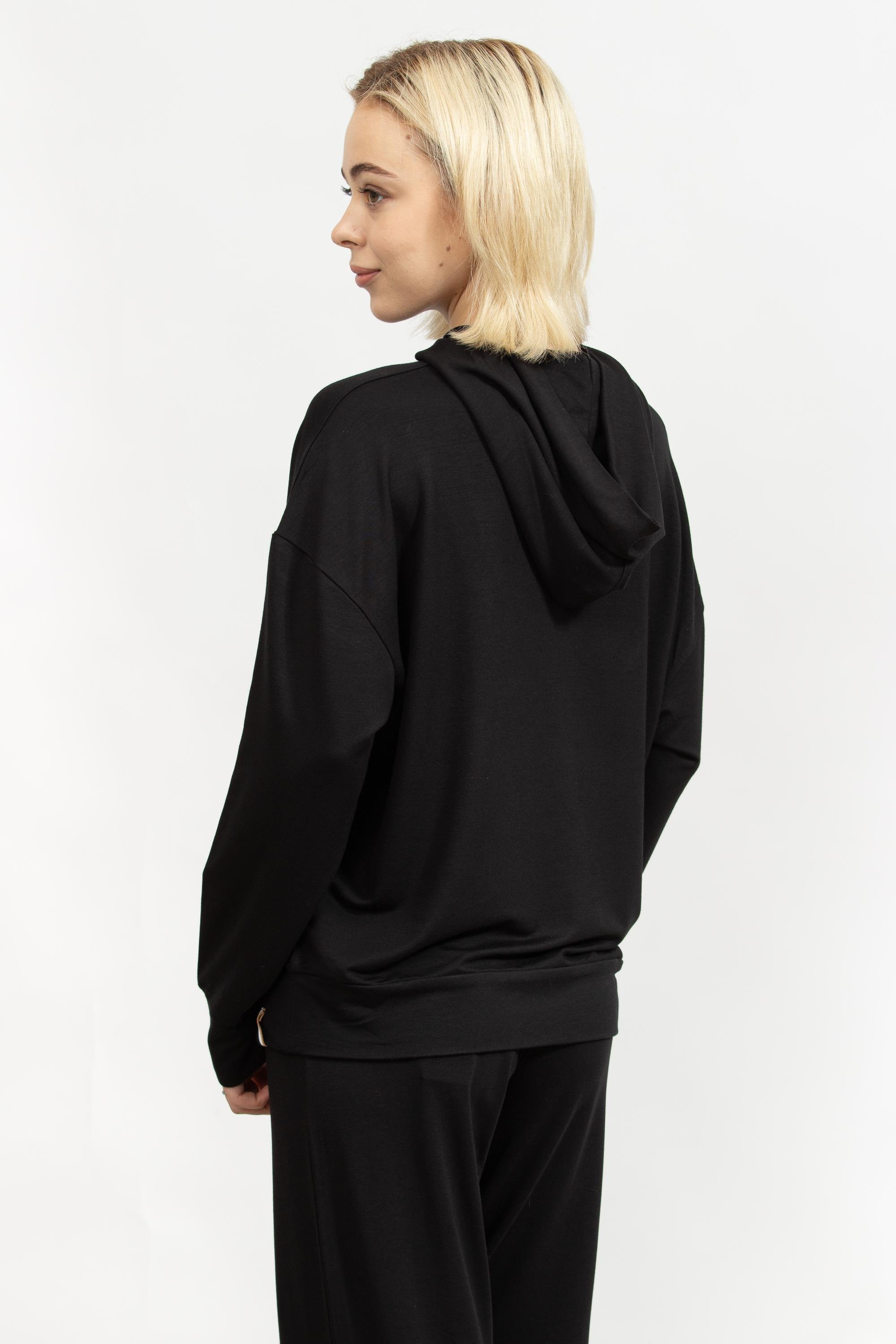 Boss Kadın Kapüşonlu Sweatshirt