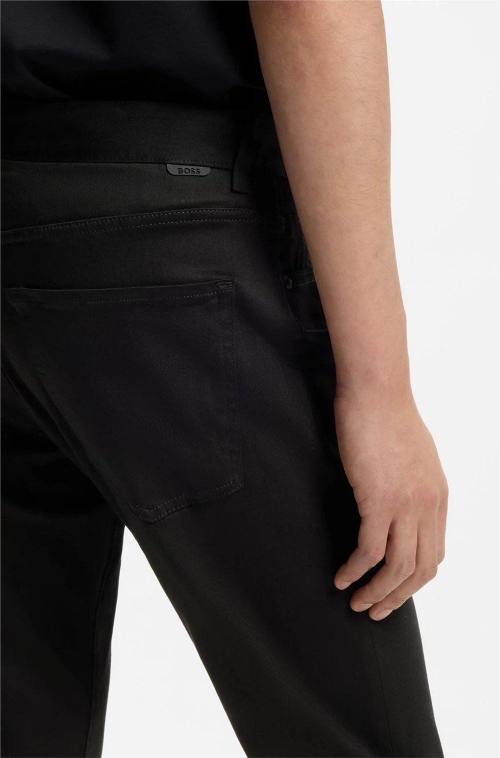 BOSS P Delaware5 Erkek Jean Pantolon Siyah