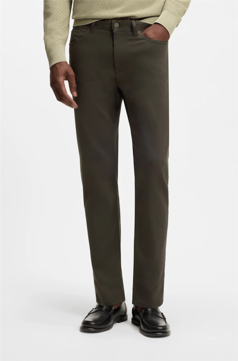 BOSS P Delaware5 Erkek Jean Pantolon Yeşil