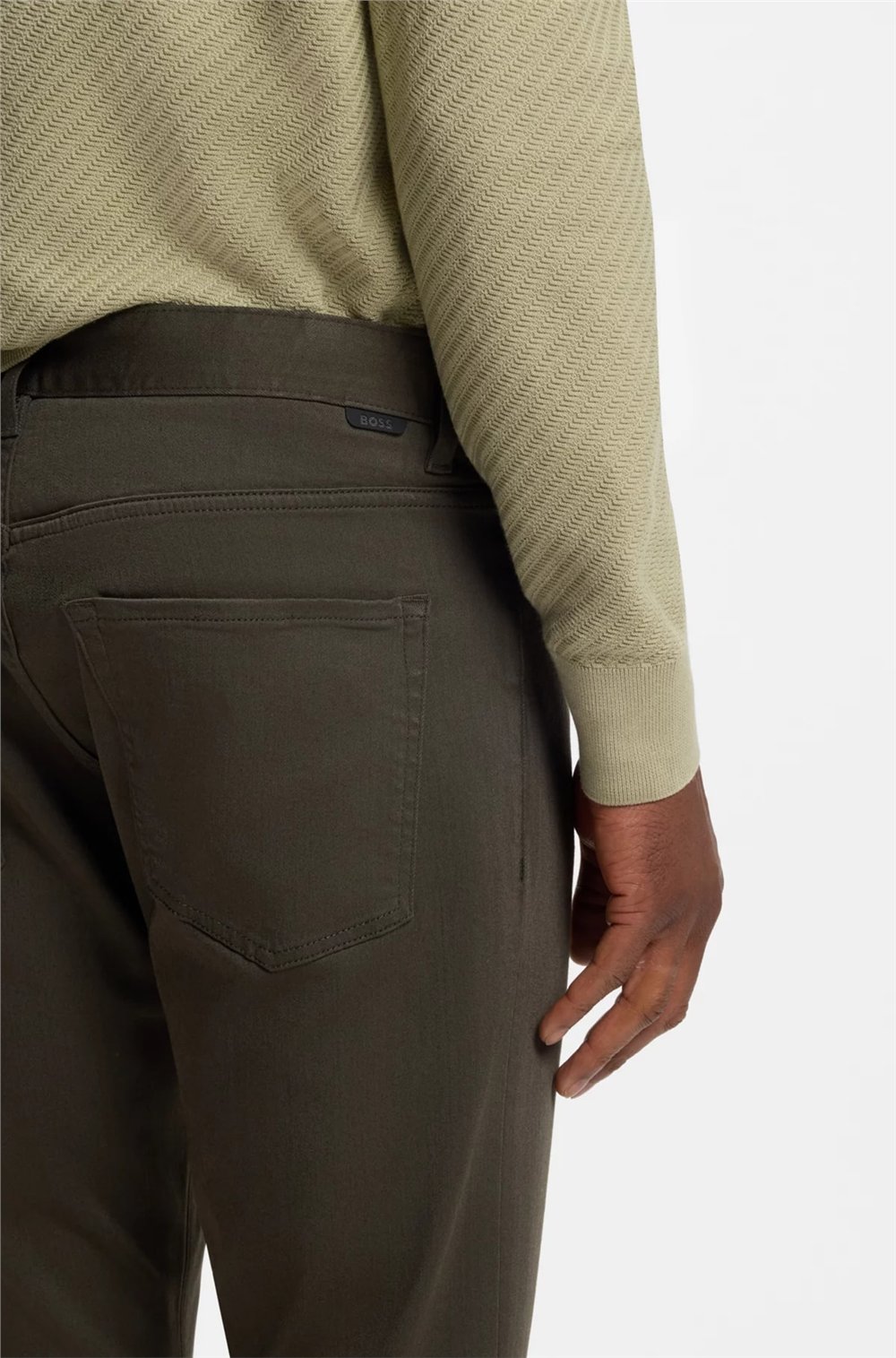 BOSS P Delaware5 Erkek Jean Pantolon Yeşil