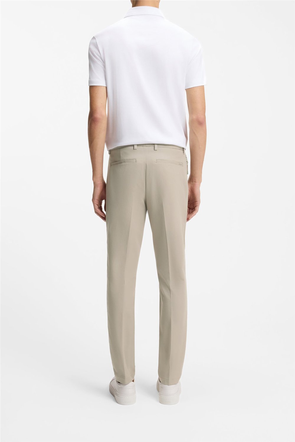 BOSS P-Kaiton1-Zip Erkek Pantolon Bej