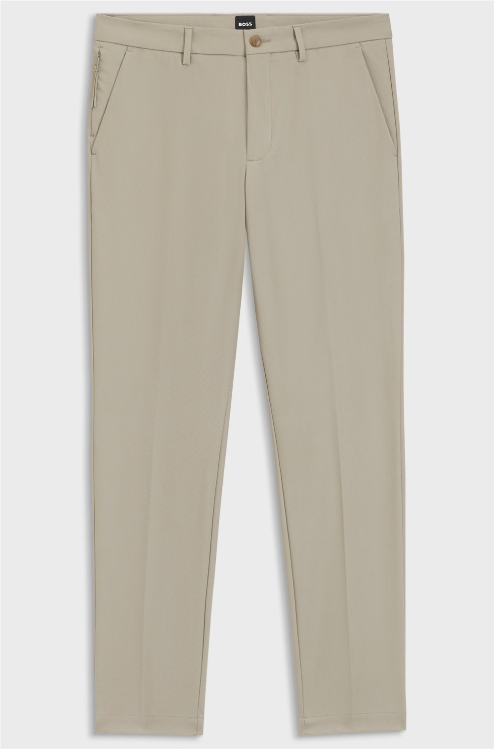 BOSS P-Kaiton1-Zip Erkek Pantolon Bej