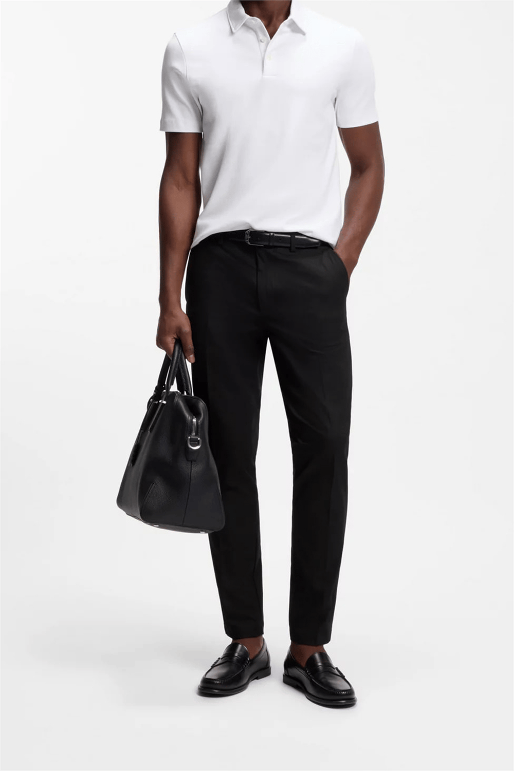 BOSS P Kaiton1 Zip Erkek Pantolon Siyah