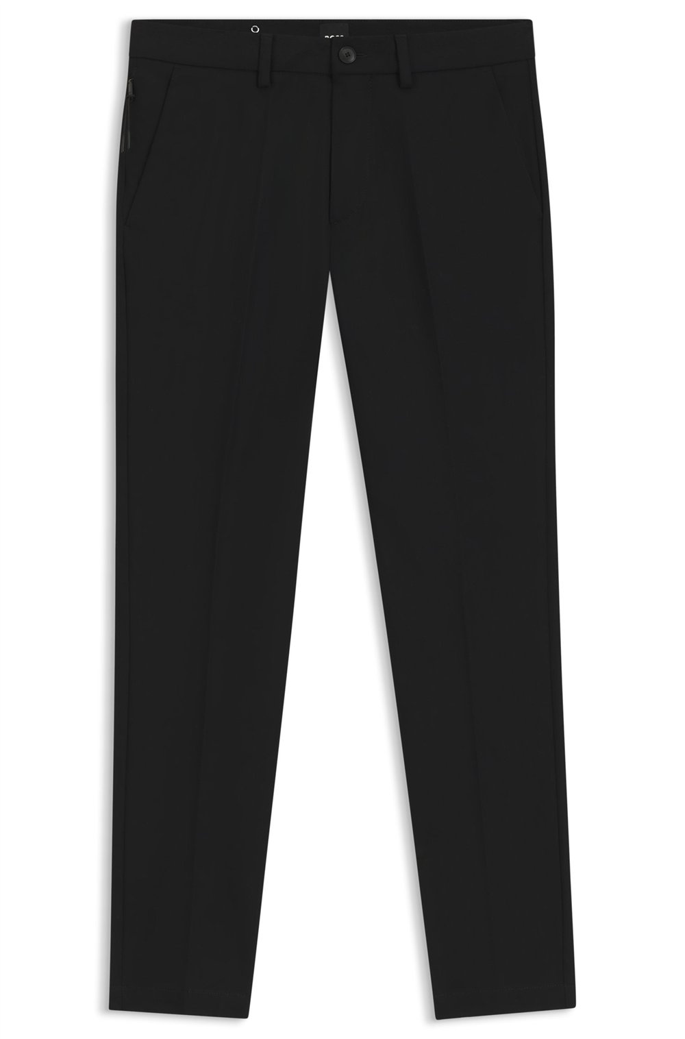 BOSS P-Kaiton1-Zip Erkek Pantolon Siyah