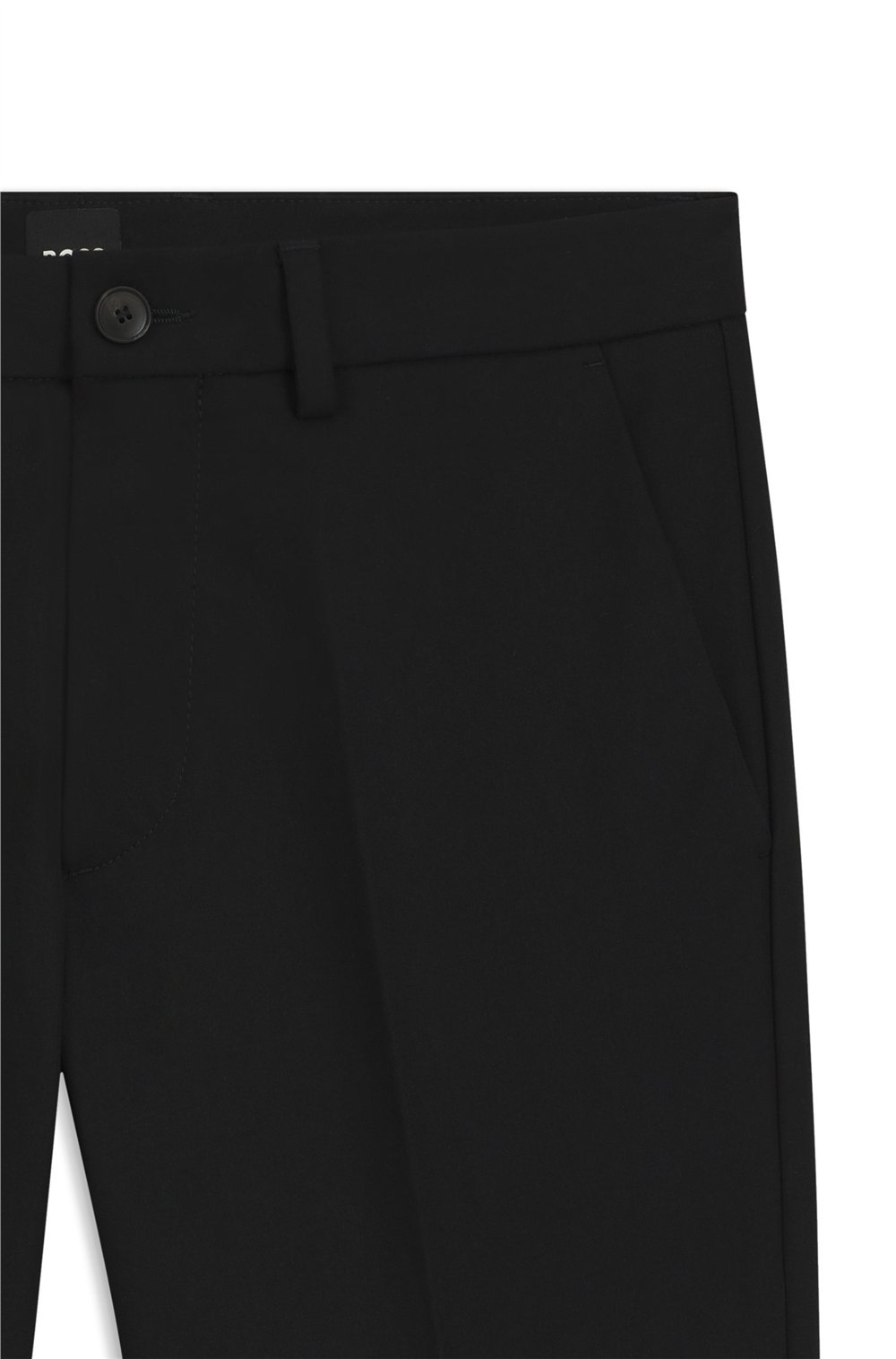 BOSS P-Kaiton1-Zip Erkek Pantolon Siyah