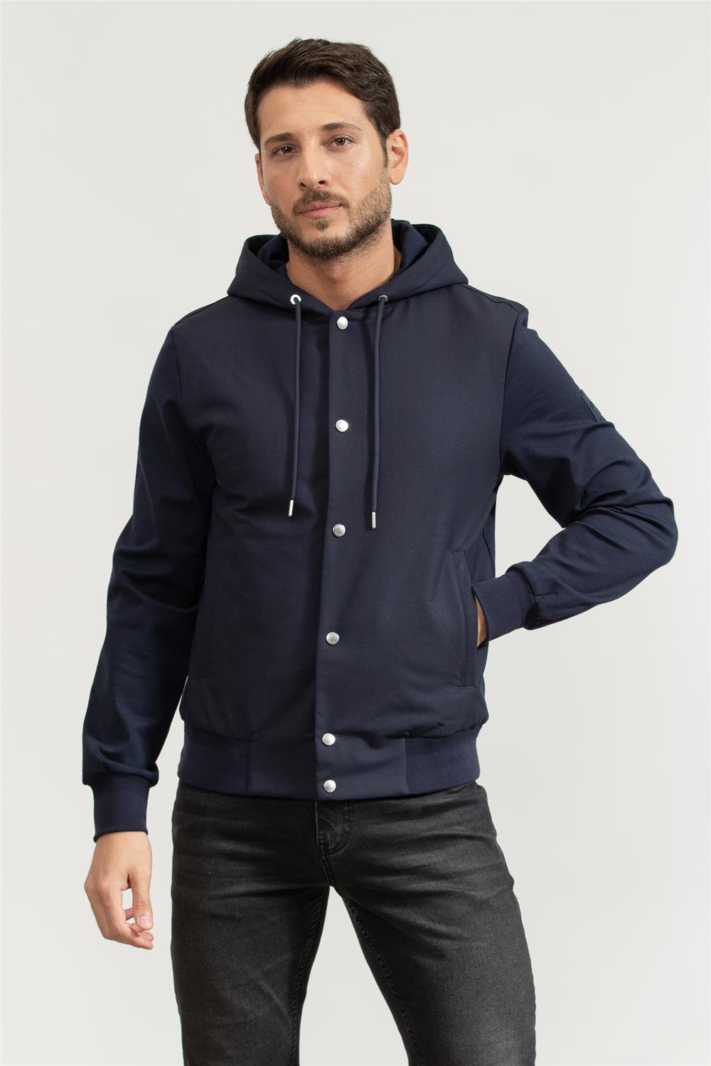 BOSS P-Steele Erkek Kapüşonlu Sweatshirt