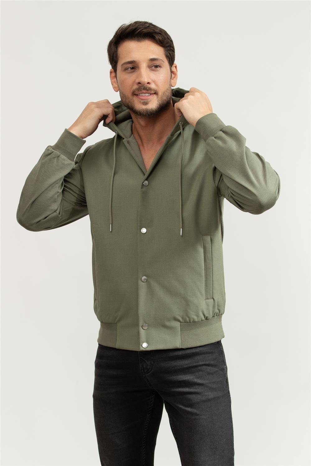 BOSS P-Steele Erkek Kapüşonlu Sweatshirt