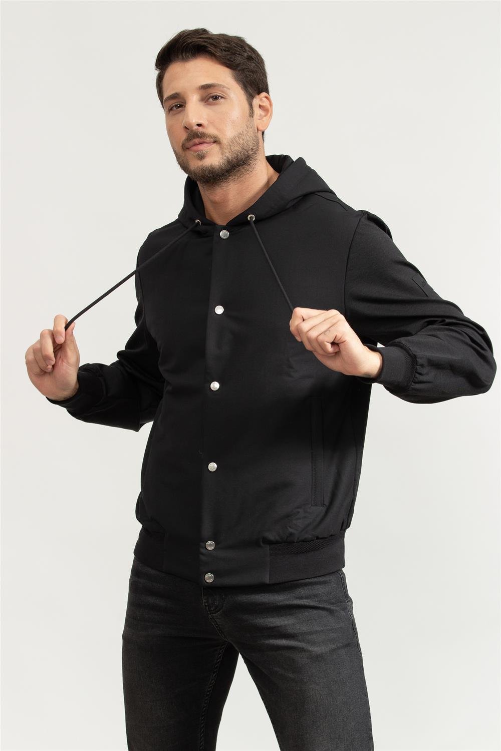 BOSS P-Steele Erkek Kapüşonlu Sweatshirt