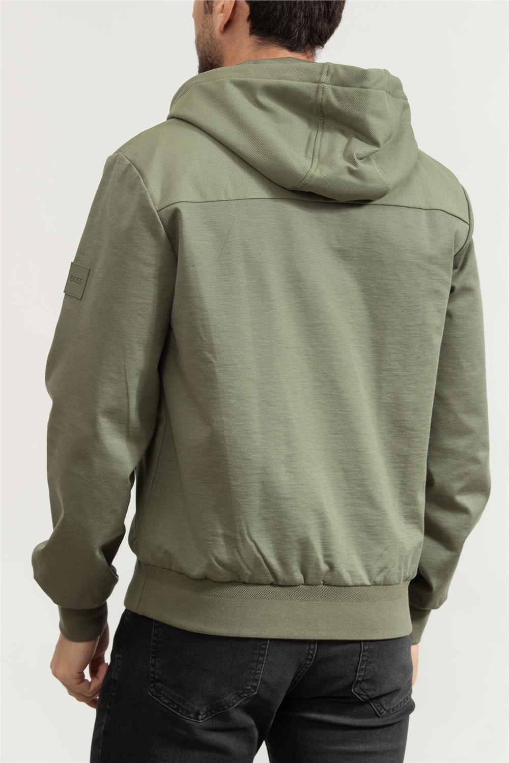 BOSS P-Steele Erkek Kapüşonlu Sweatshirt