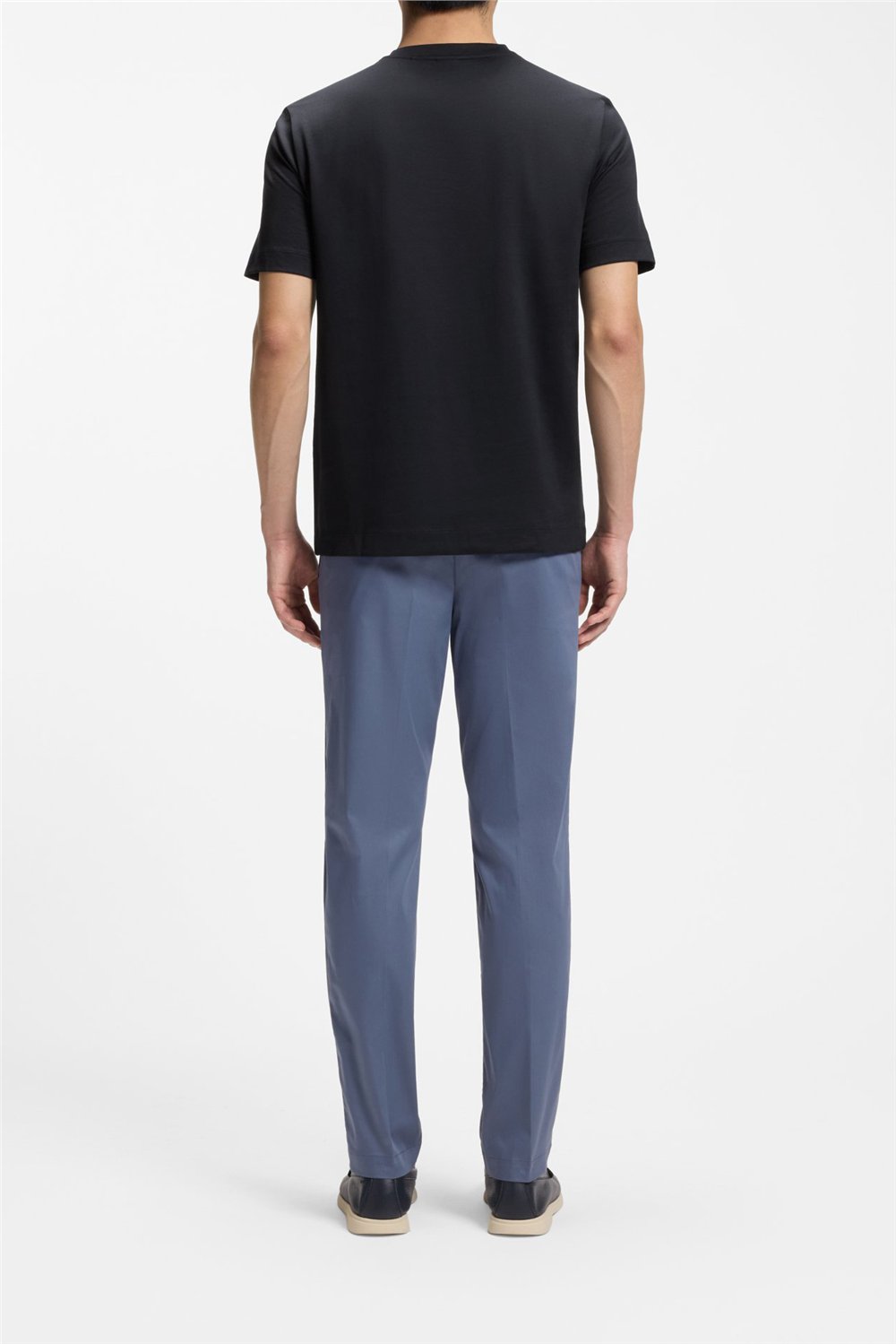 Boss P Taut 89 Erkek Bisiklet Yaka T-Shirt Mavi