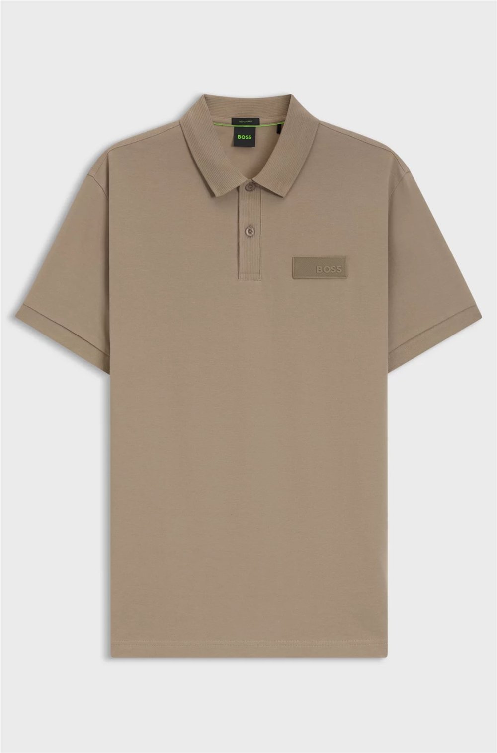 BOSS Paddy Structure Erkek Polo Yaka T-Shirt Yeşil