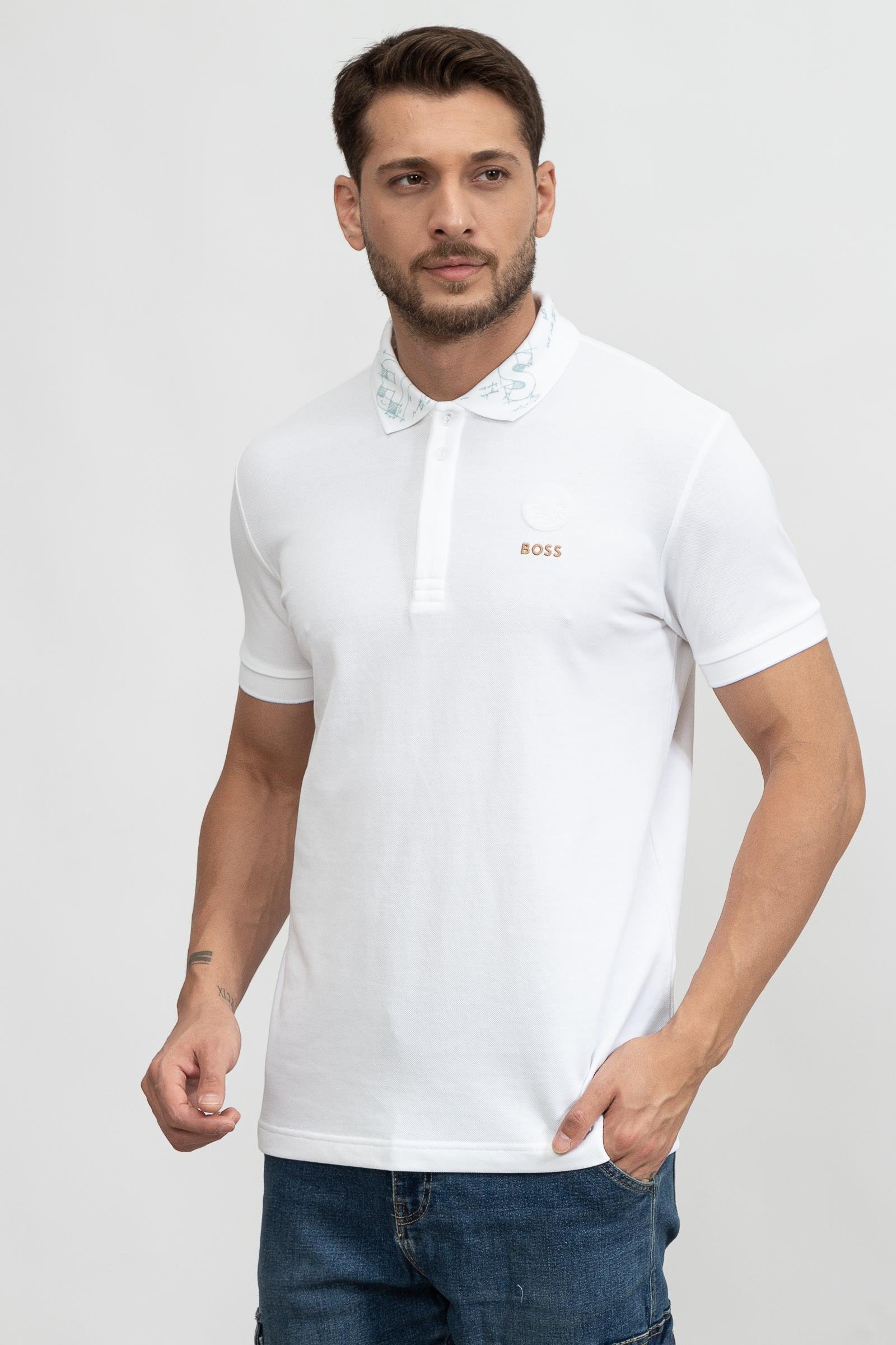 Boss Paddyart Erkek Polo Yaka T-Shirt