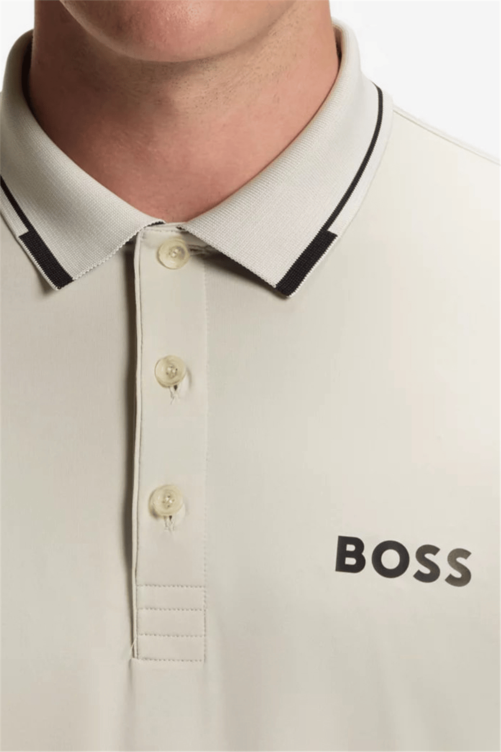 BOSS Paul Pro Erkek Polo Yaka T-Shirt Bej