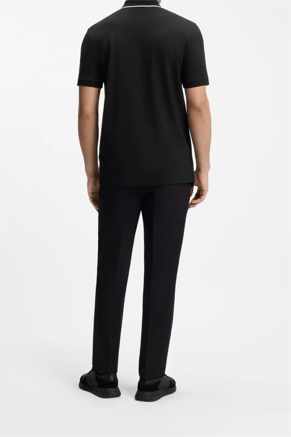 BOSS Philix GOC Erkek Polo Yaka T-Shirt Siyah
