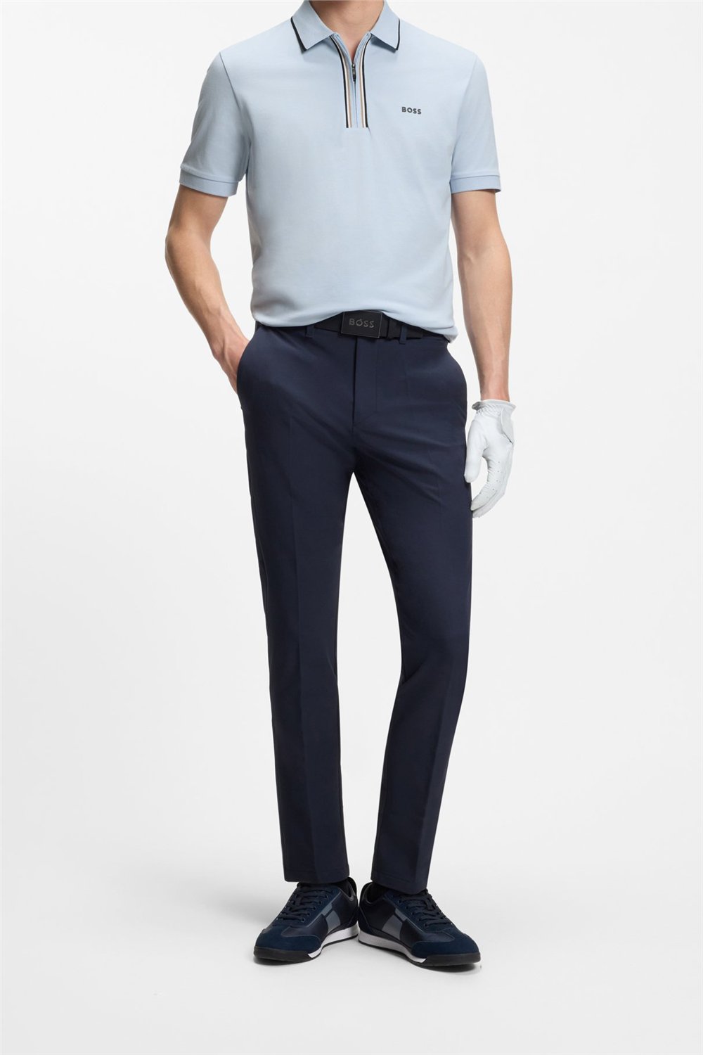 BOSS Philix GOC Erkek Polo Yaka T-Shirt Mavi