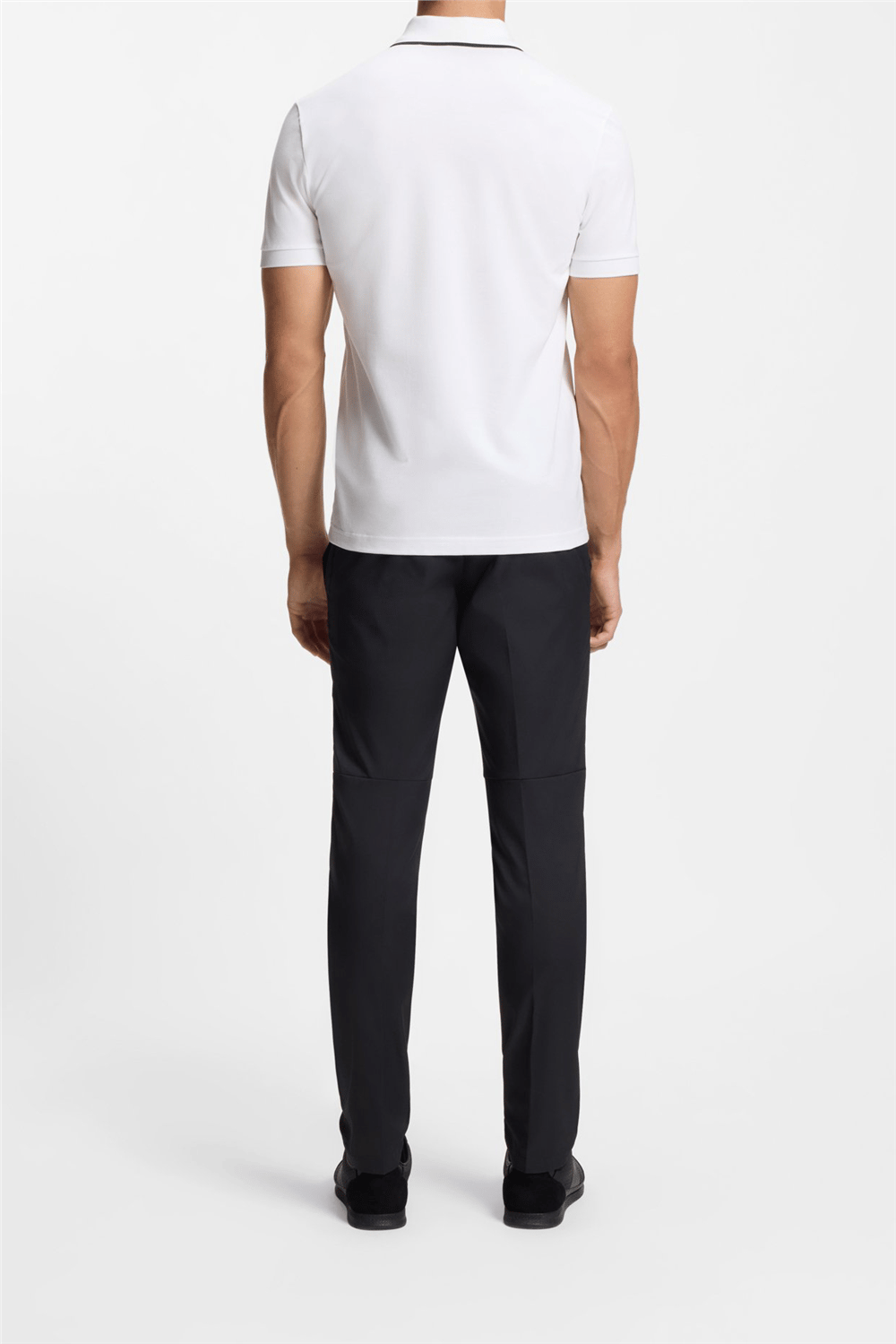 BOSS Philix GOC Erkek Polo Yaka T-Shirt Beyaz