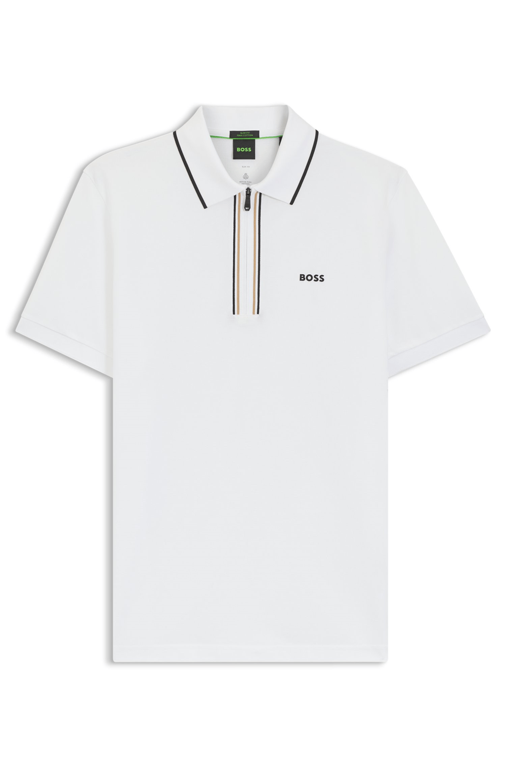 BOSS Philix GOC Erkek Polo Yaka T-Shirt Beyaz