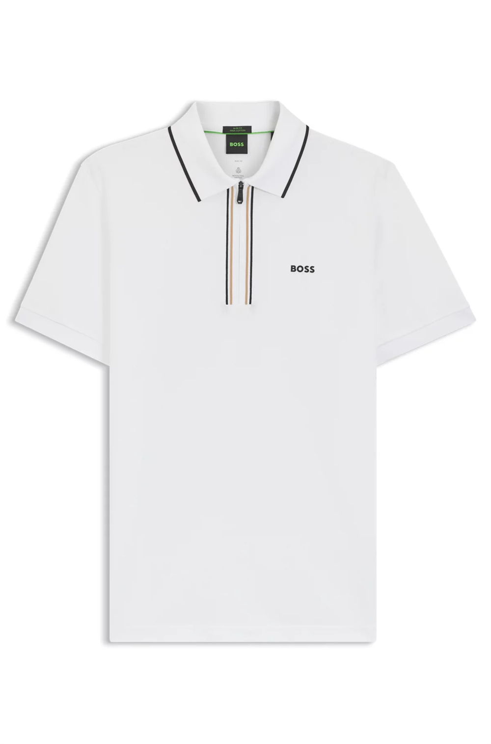 BOSS Philix GOC Erkek Polo Yaka T-Shirt Beyaz