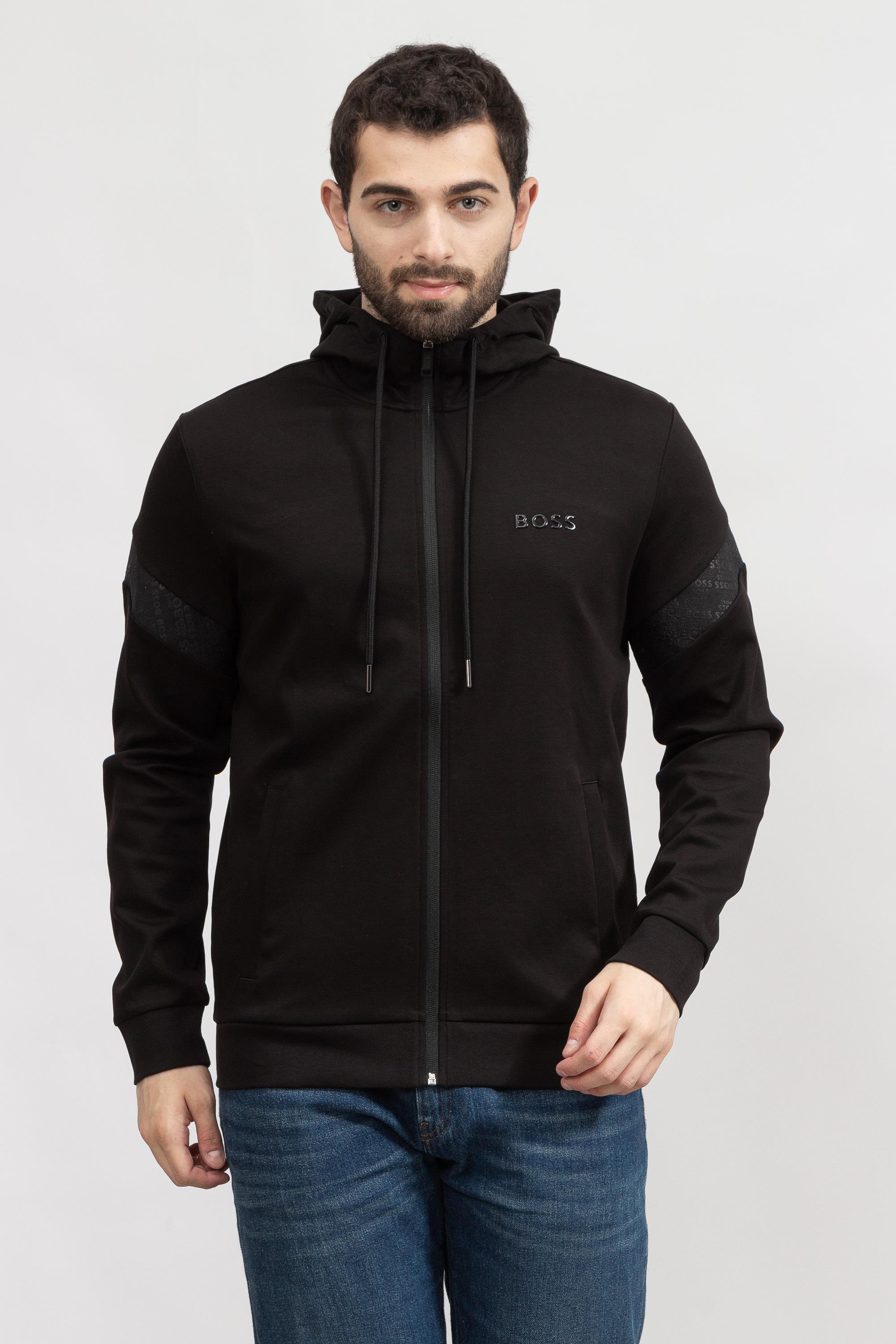 Boss Saggy Erkek Fermuarlı Sweatshirt