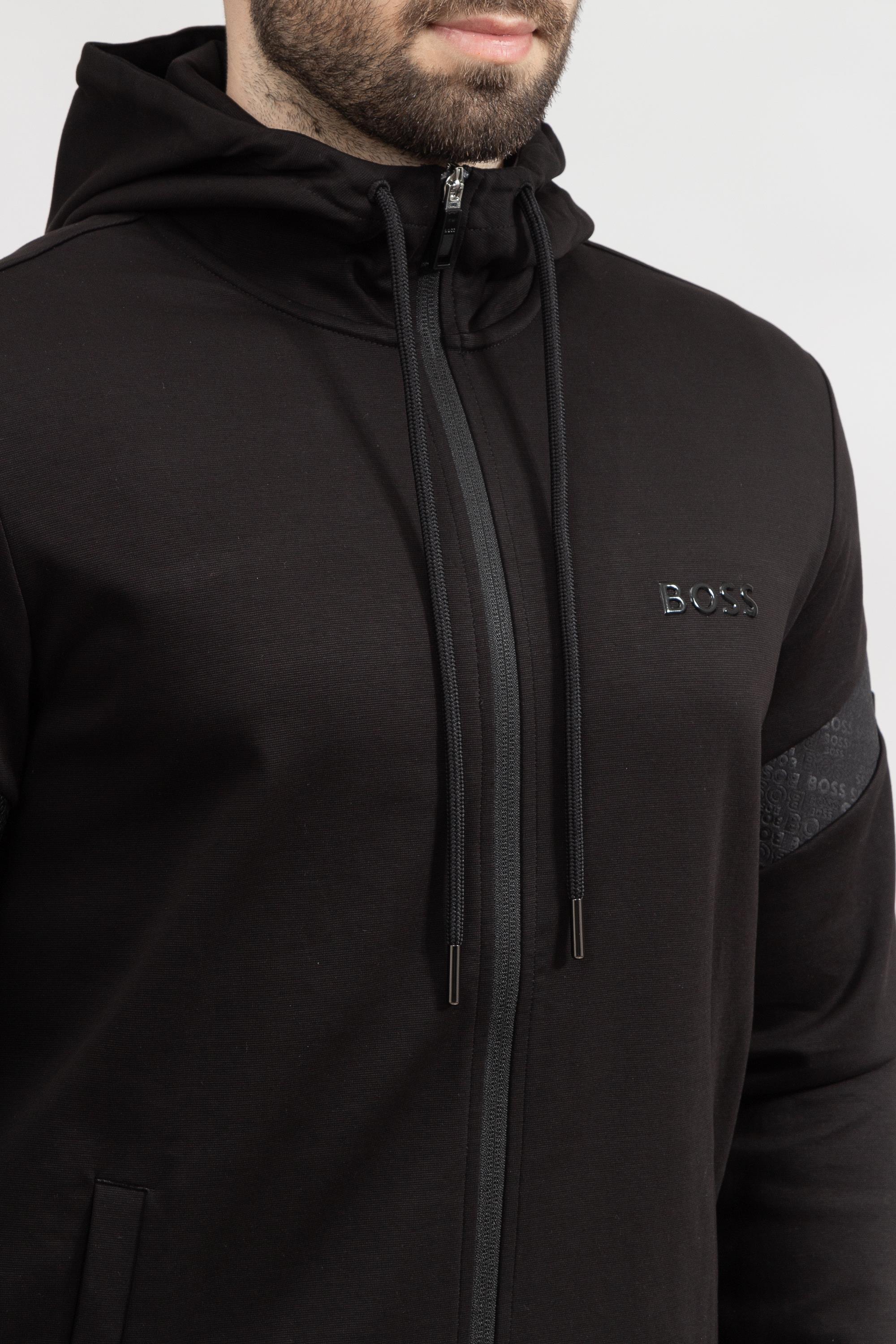 Boss Saggy Erkek Fermuarlı Sweatshirt