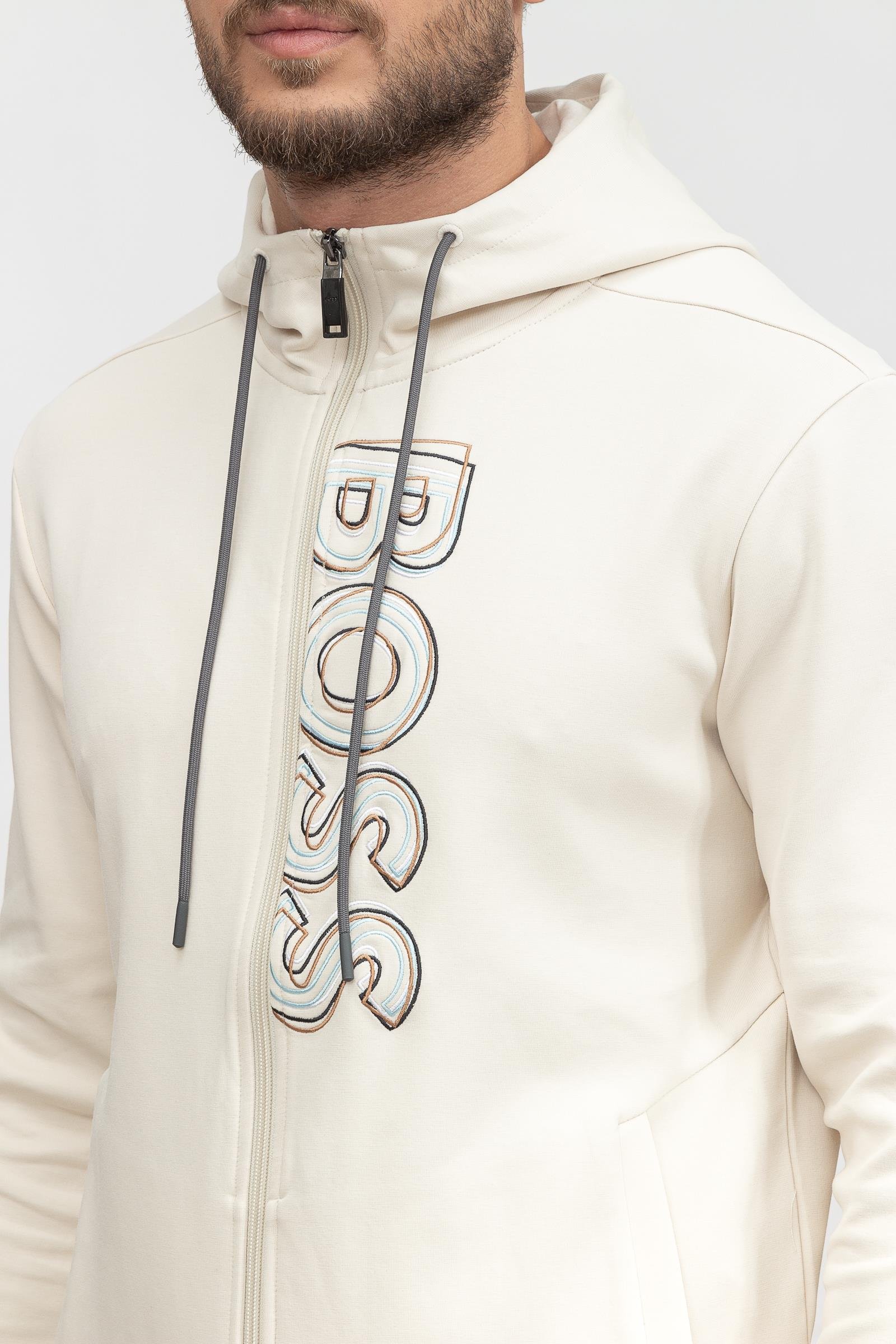 Boss Saggy Erkek Fermuarlı Sweatshirt