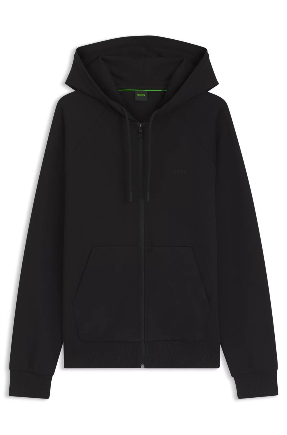 BOSS Saggy Erkek Kapüşonlu Sweatshirt Siyah