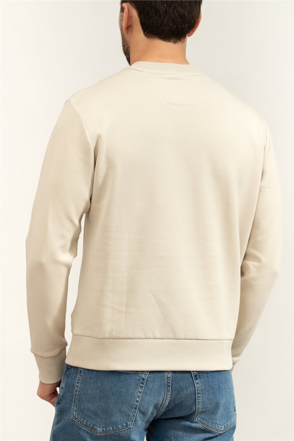 Boss Salbo Erkek Bisiklet Yaka Sweatshirt