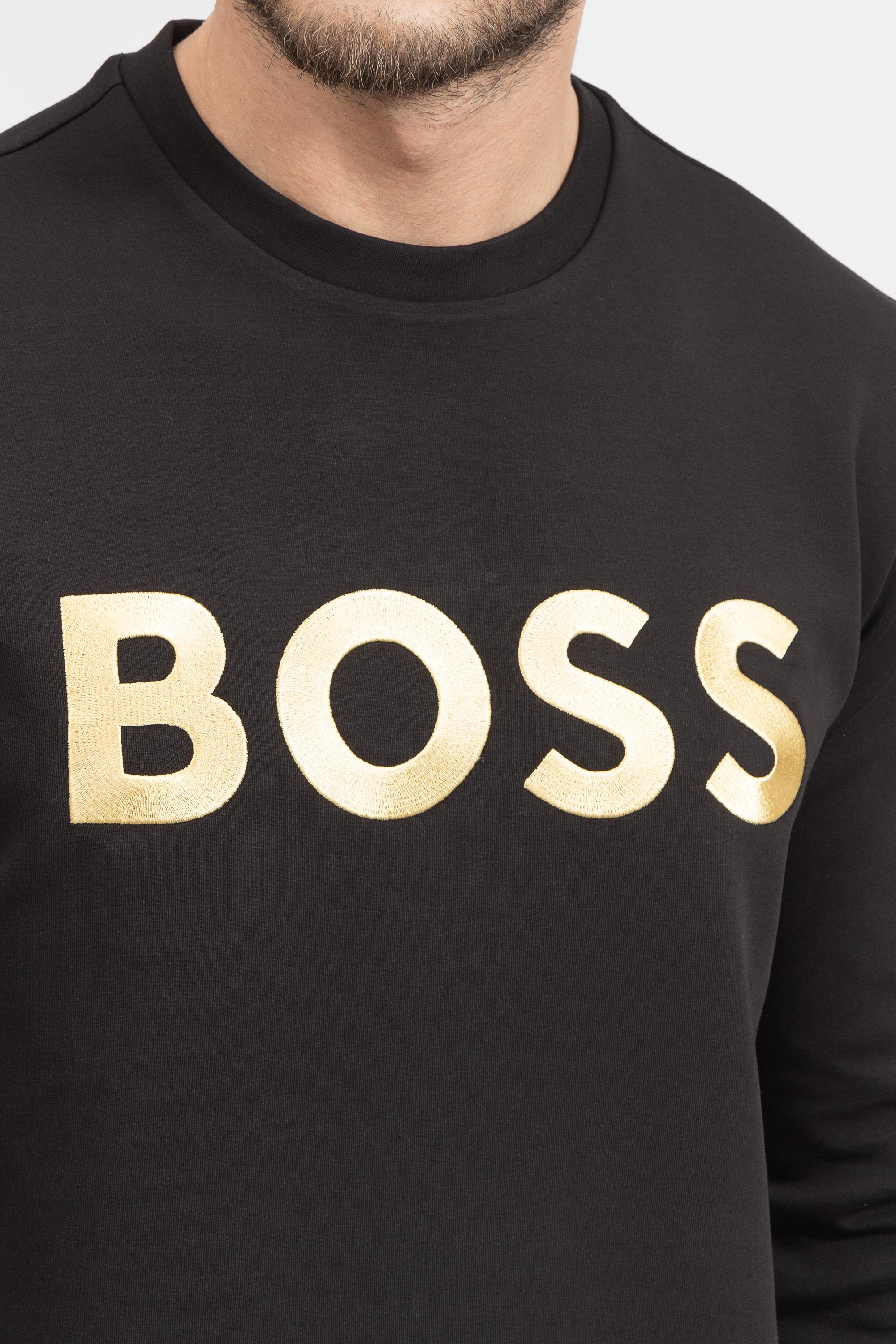 Boss Salbo Erkek Bisiklet Yaka Sweatshirt