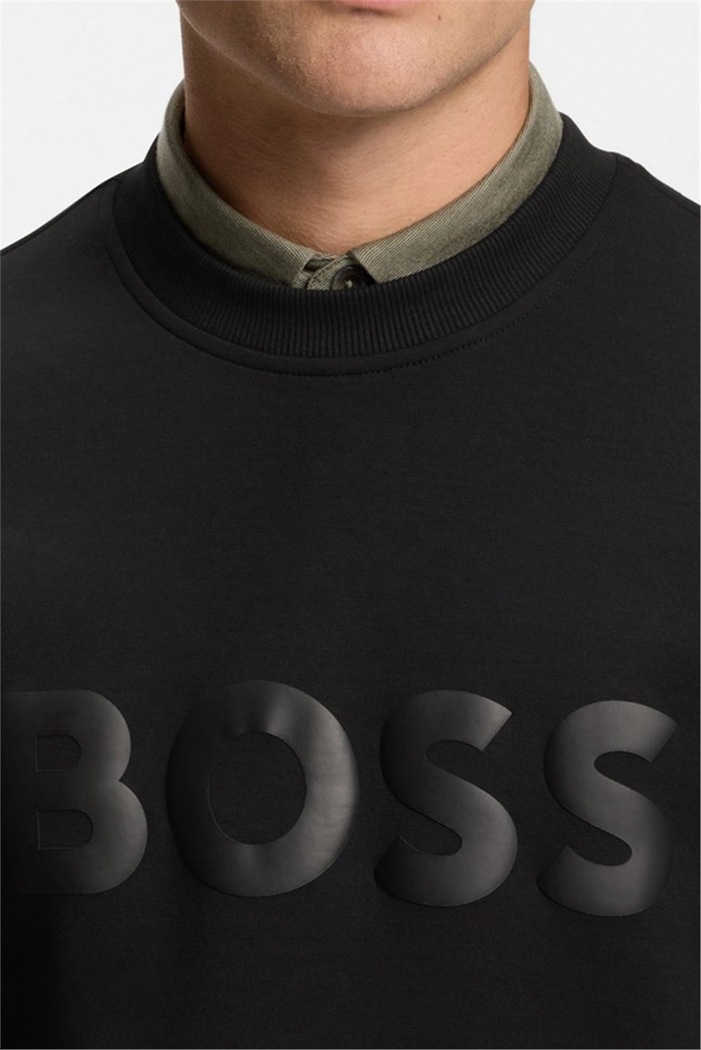 Boss Salbo Erkek Bisiklet Yaka Sweatshirt