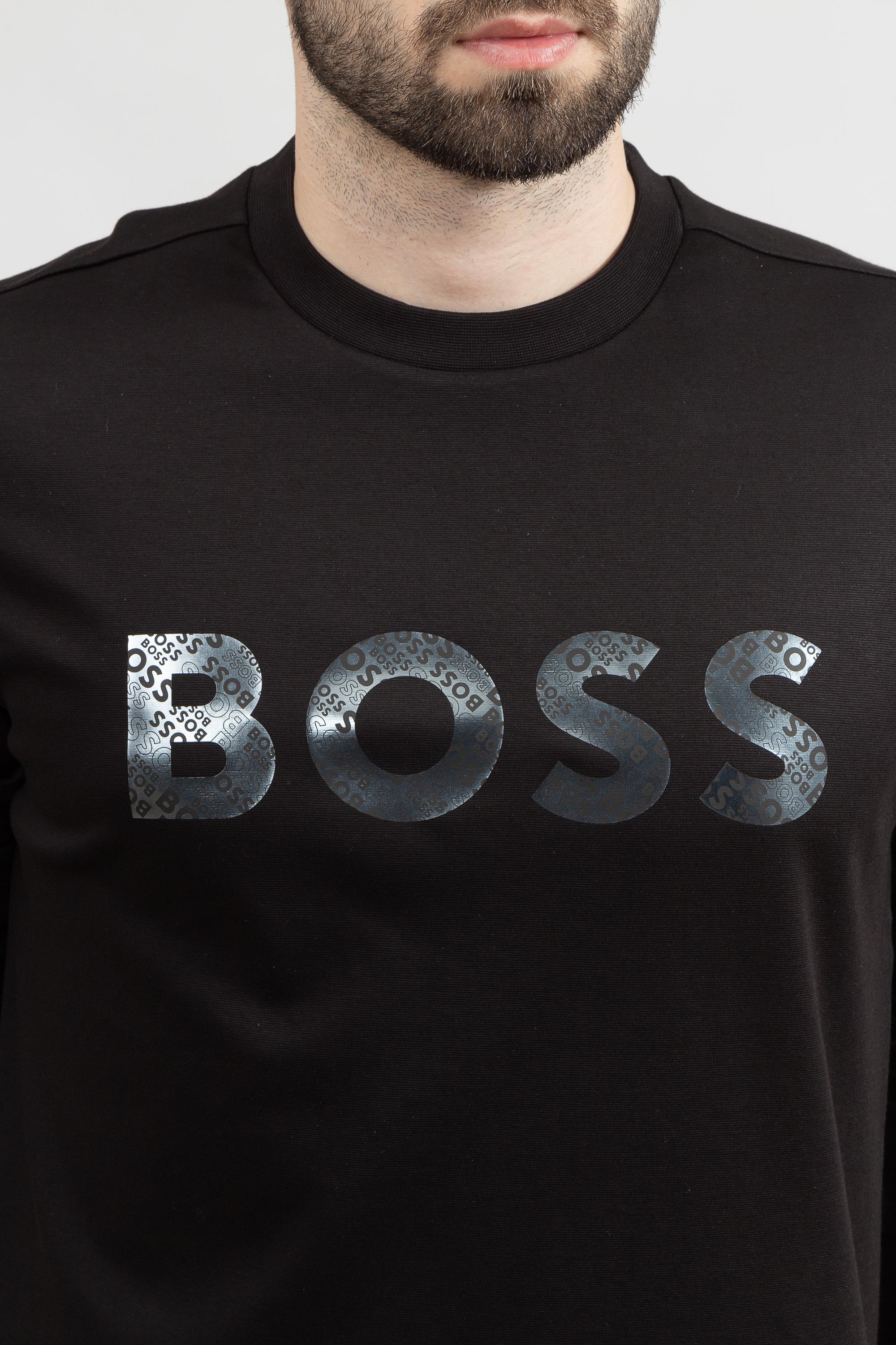 Boss Salbo Erkek Bisiklet Yaka Sweatshirt