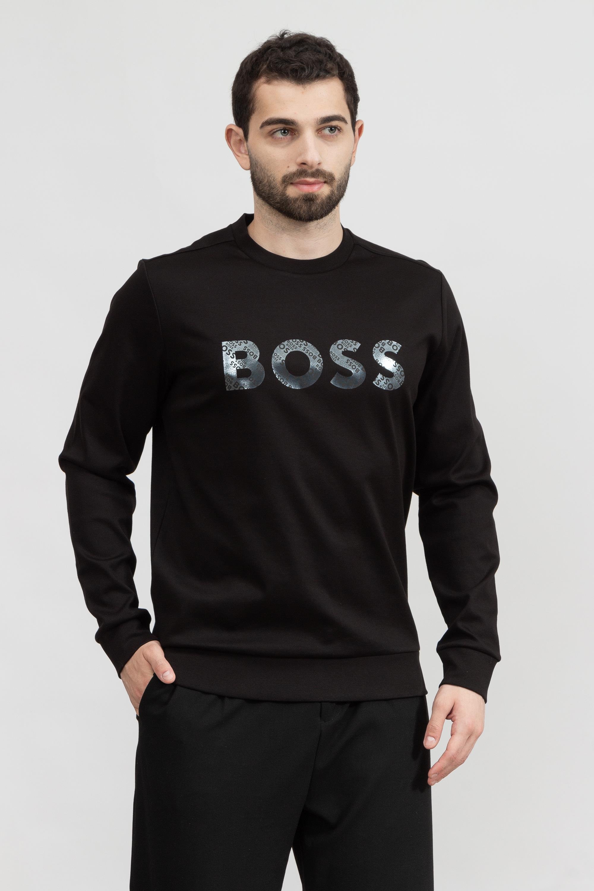 Boss Salbo Erkek Bisiklet Yaka Sweatshirt