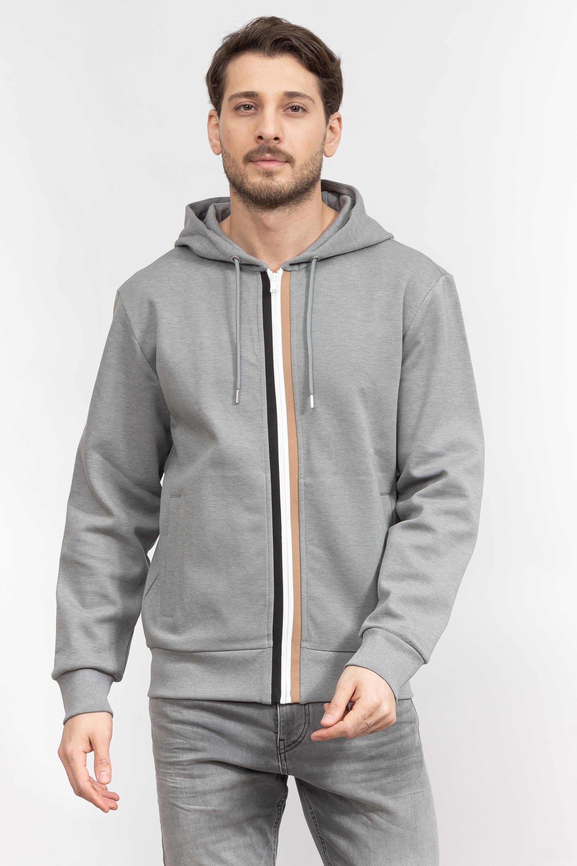 Boss Salvi Erkek Fermuarlı Sweatshirt