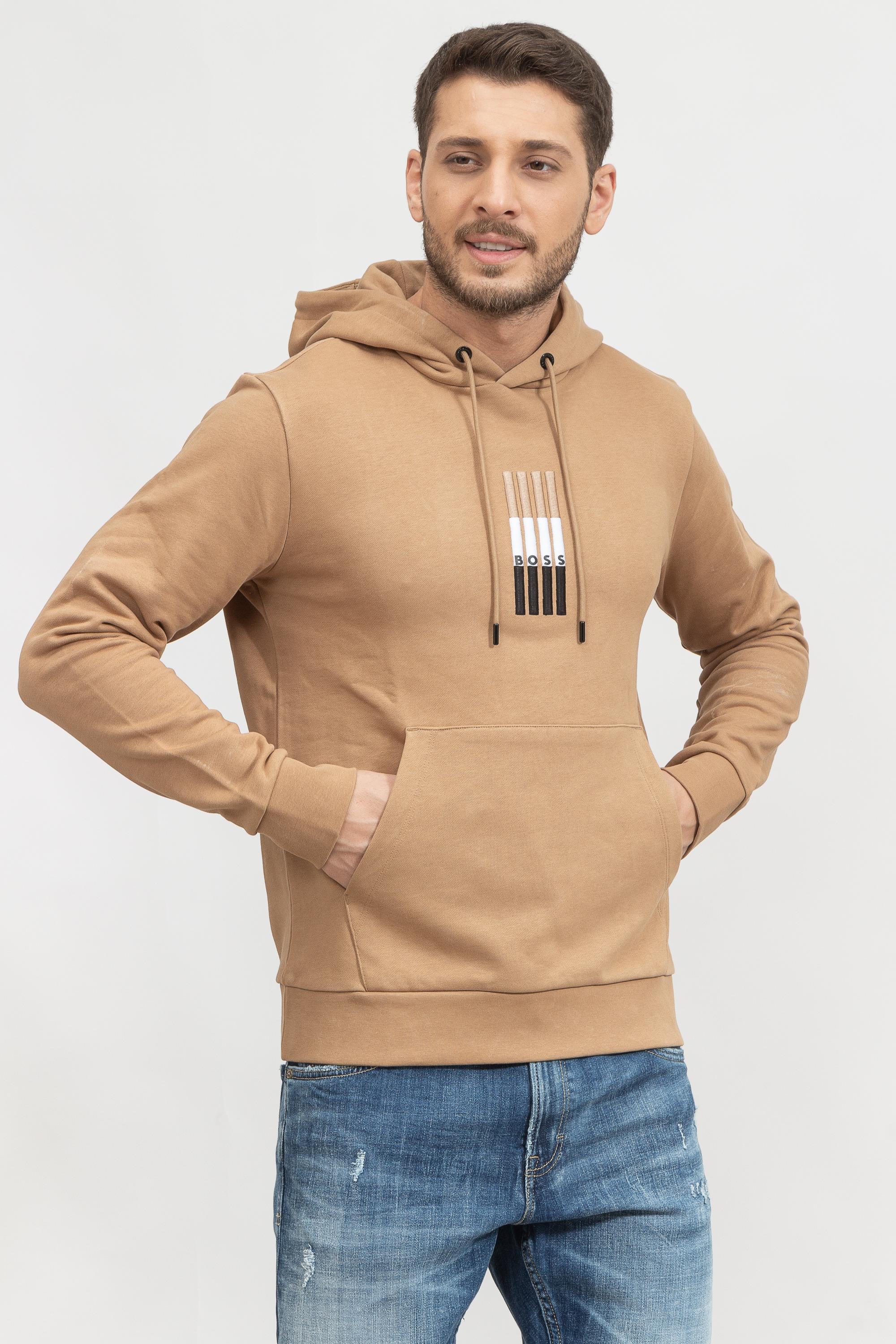 Boss Seeger Erkek Kapüşonlu Sweatshirt