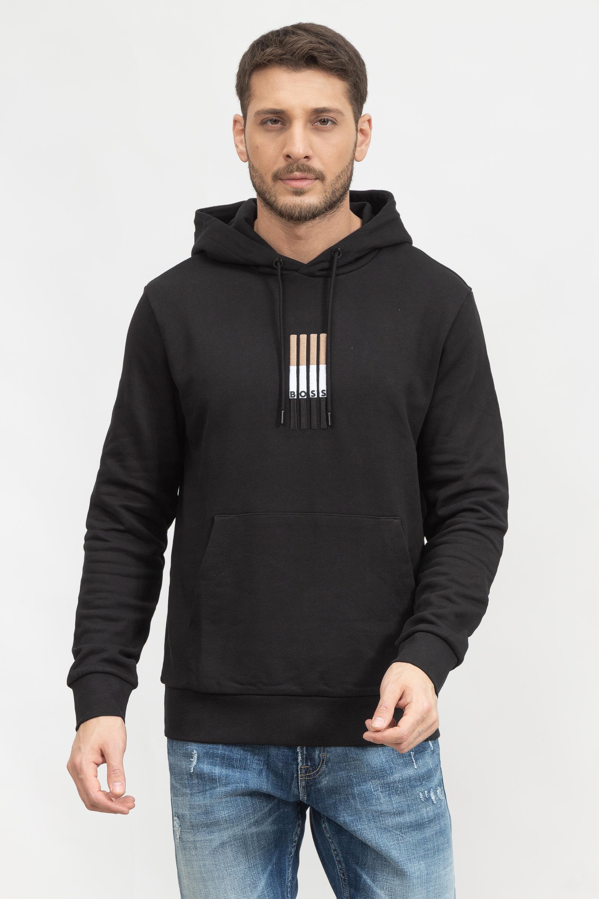Boss Seeger Erkek Kapüşonlu Sweatshirt