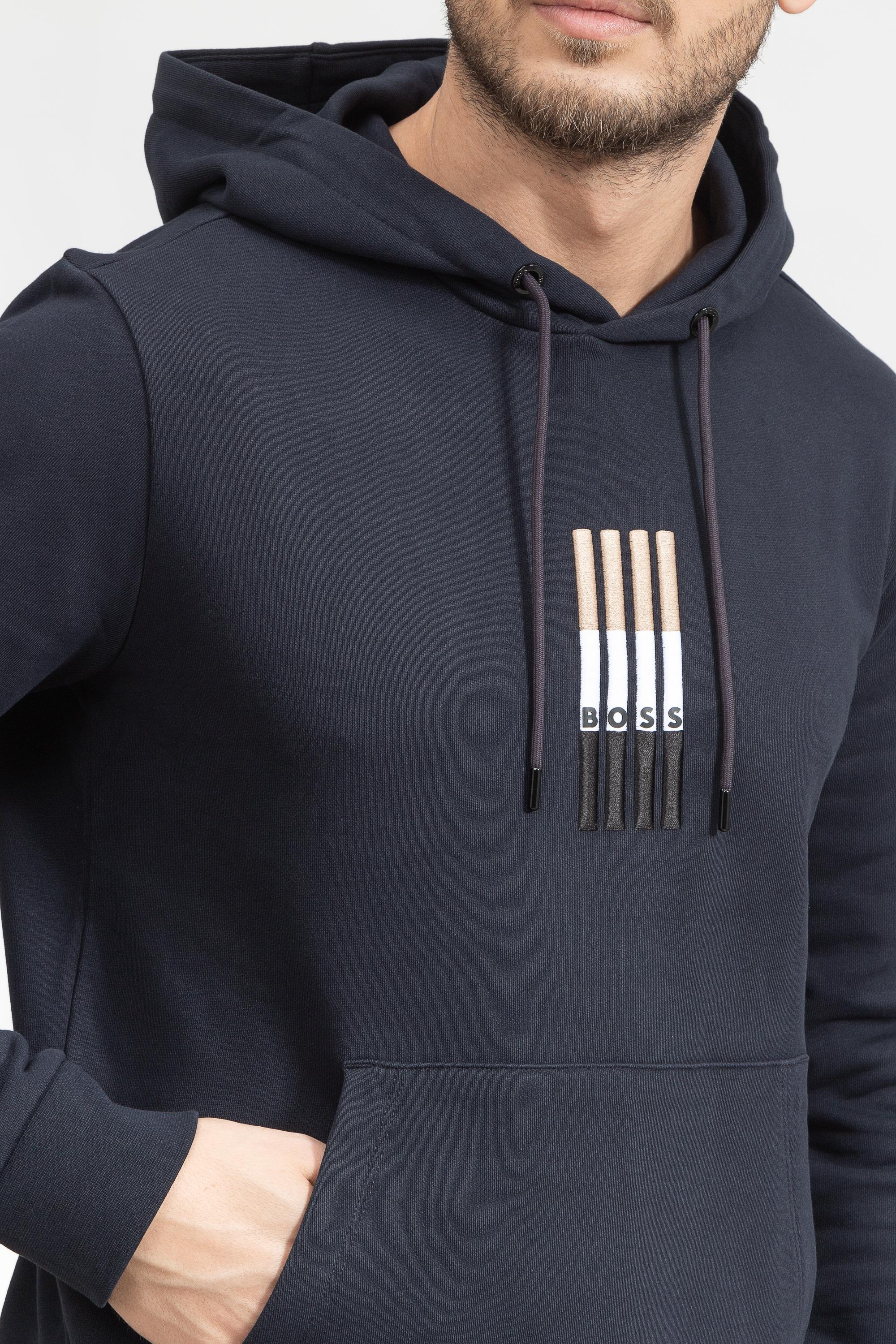 Boss Seeger Erkek Kapüşonlu Sweatshirt