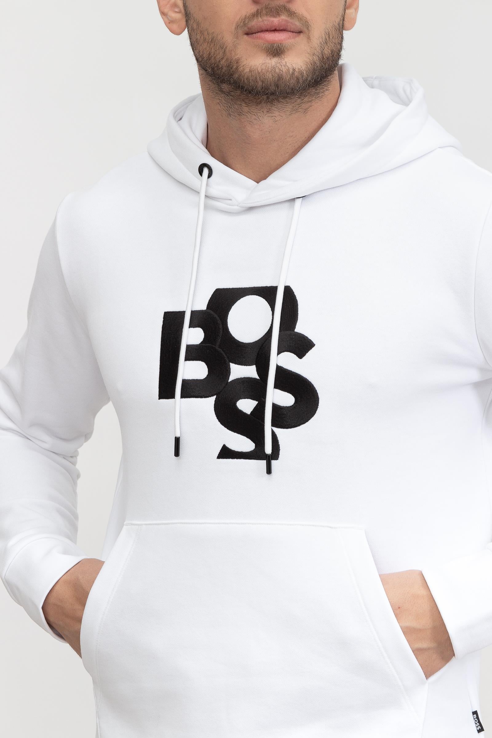 Boss Seeger Erkek Kapüşonlu Sweatshirt