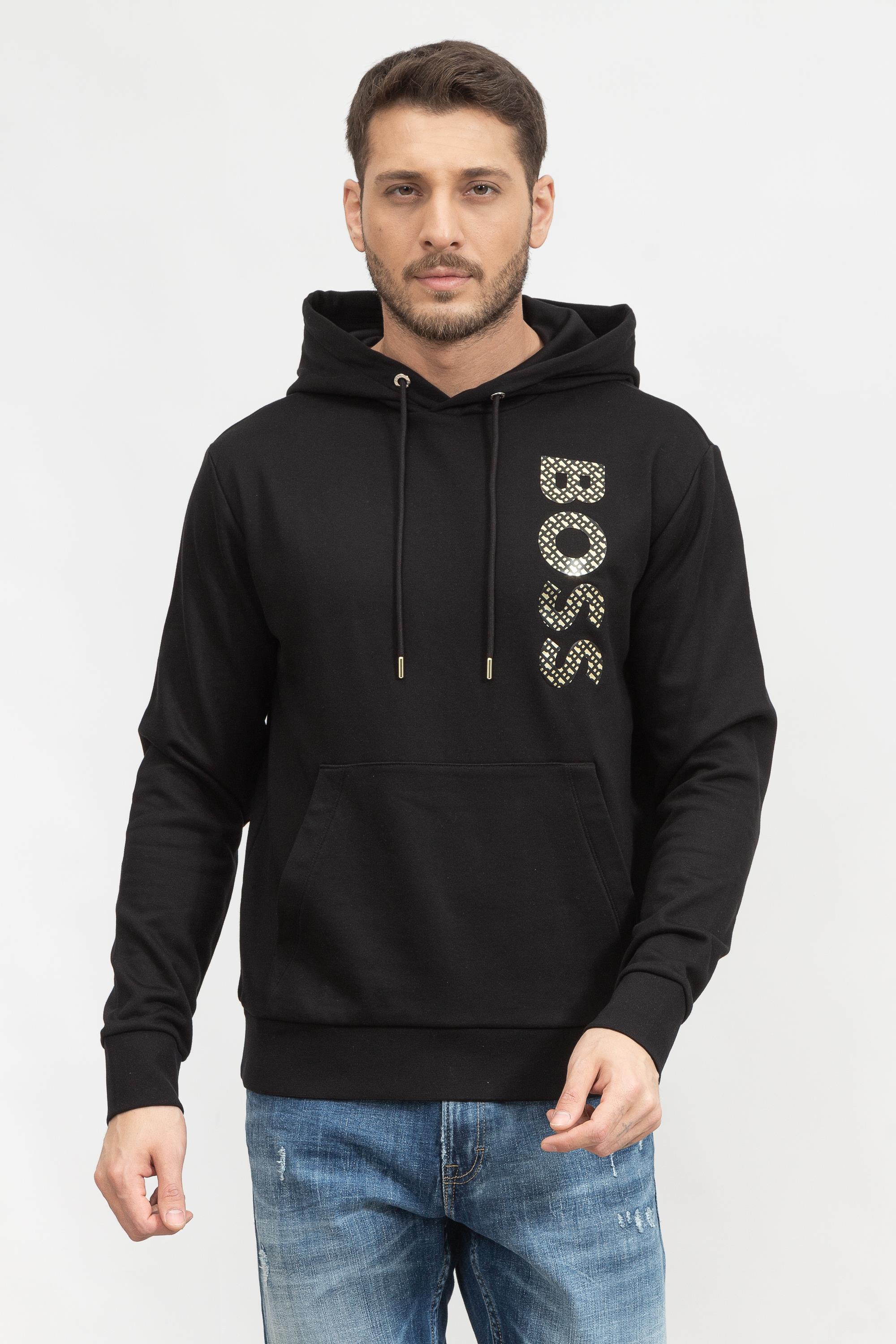Boss Seeger Erkek Kapüşonlu Sweatshirt