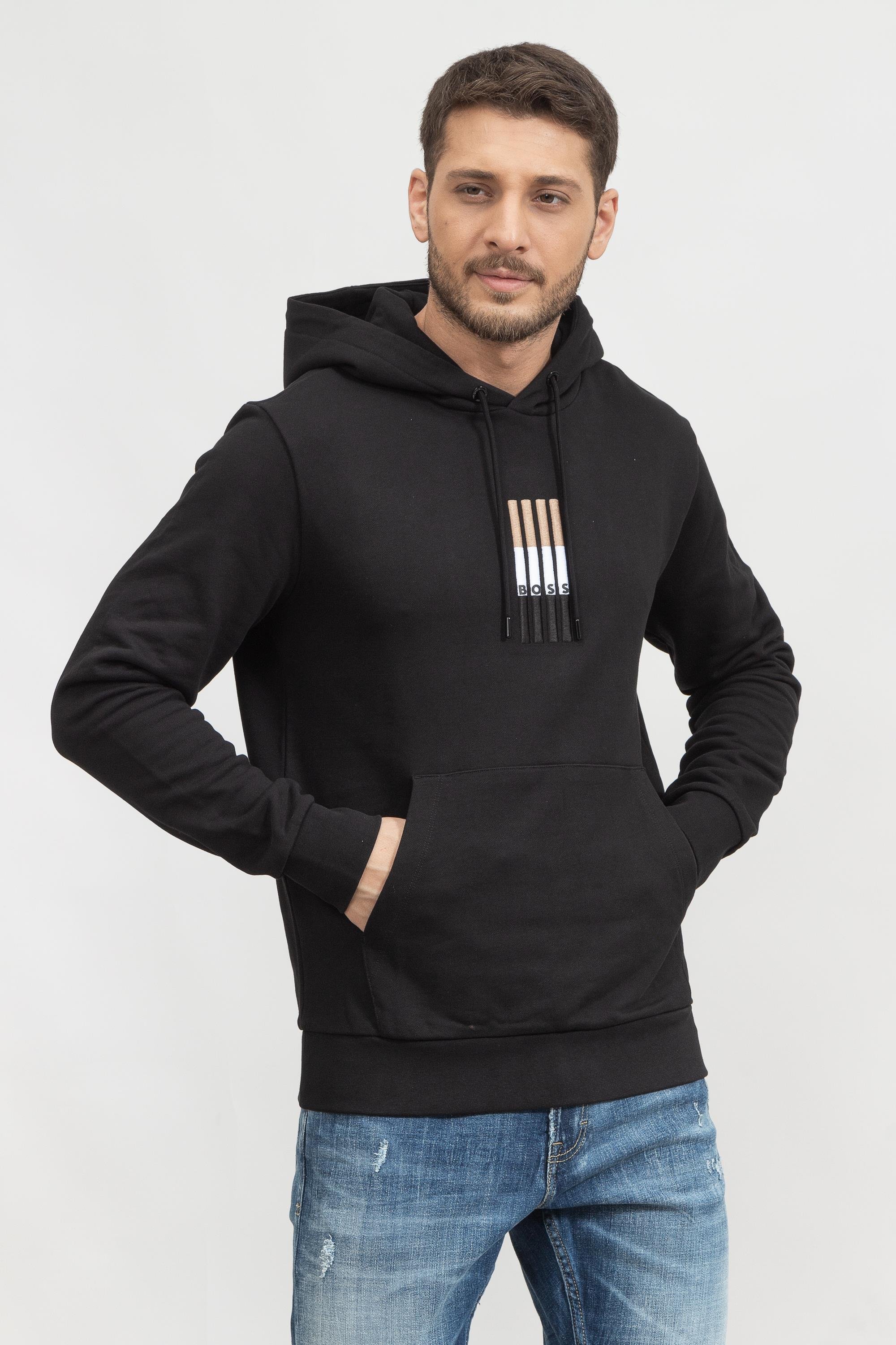 Boss Seeger Erkek Kapüşonlu Sweatshirt