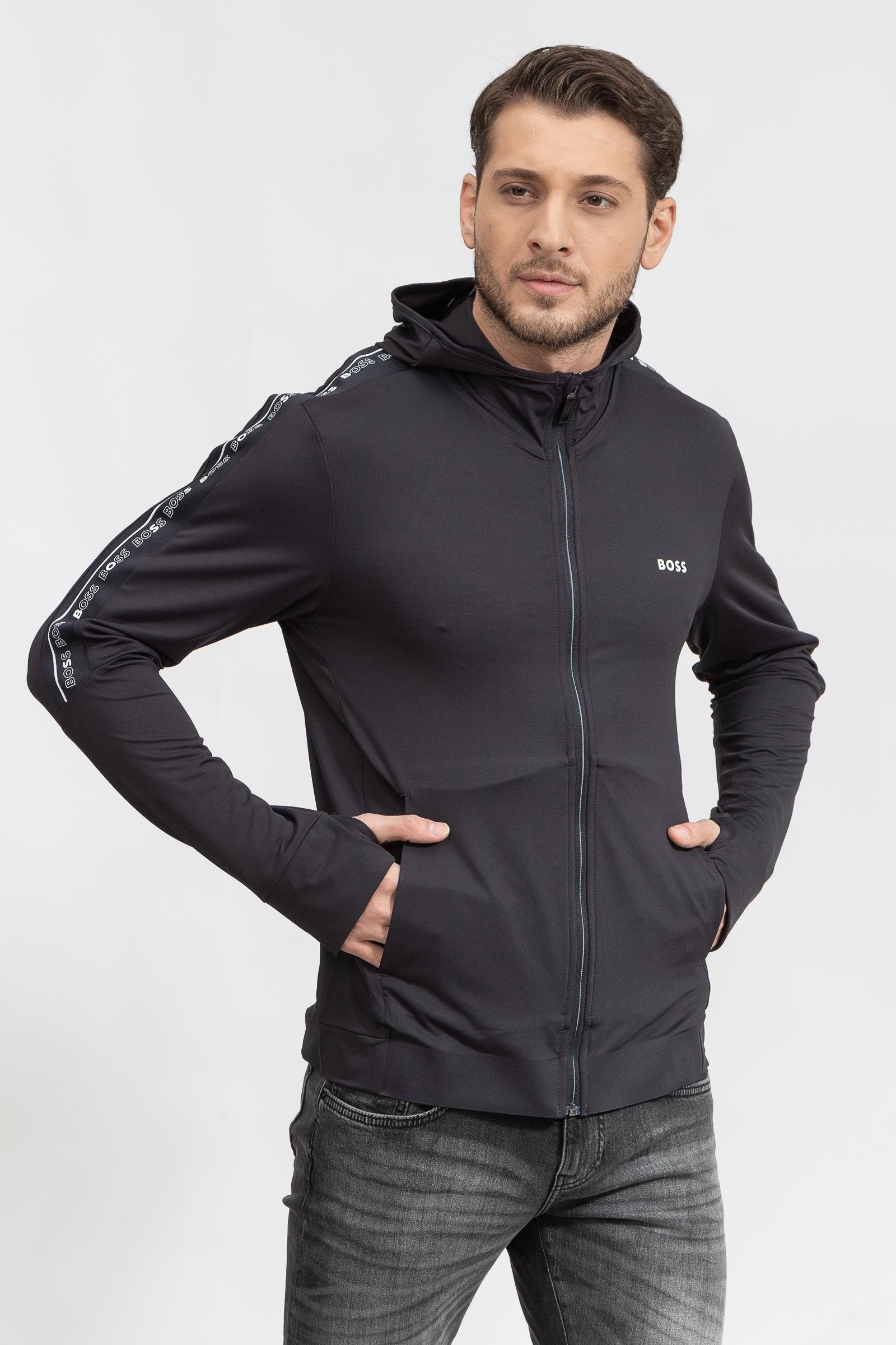 Boss Sicon Erkek Fermuarlı Sweatshirt