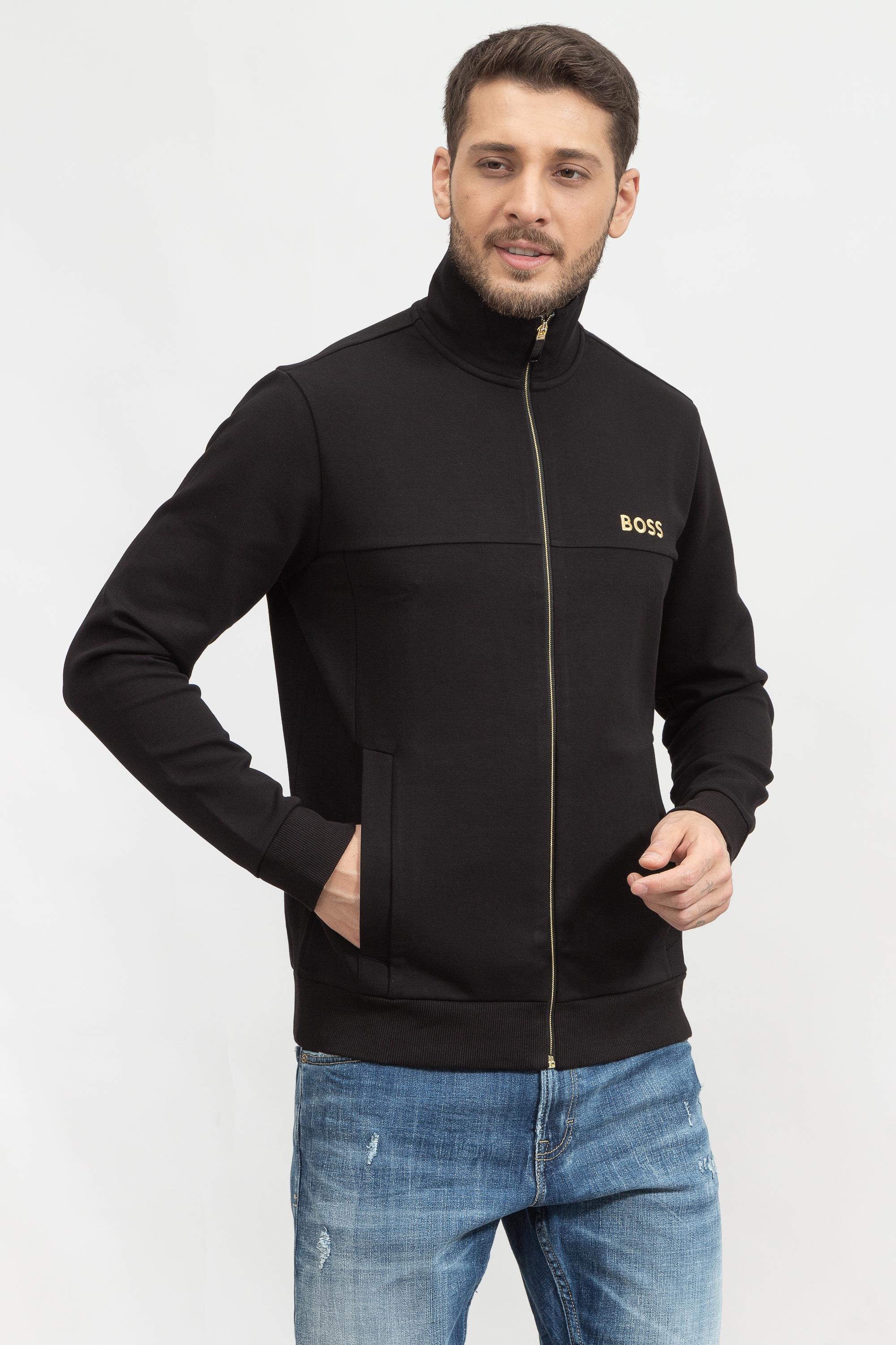 Boss Skaz Erkek Fermuarlı Sweatshirt
