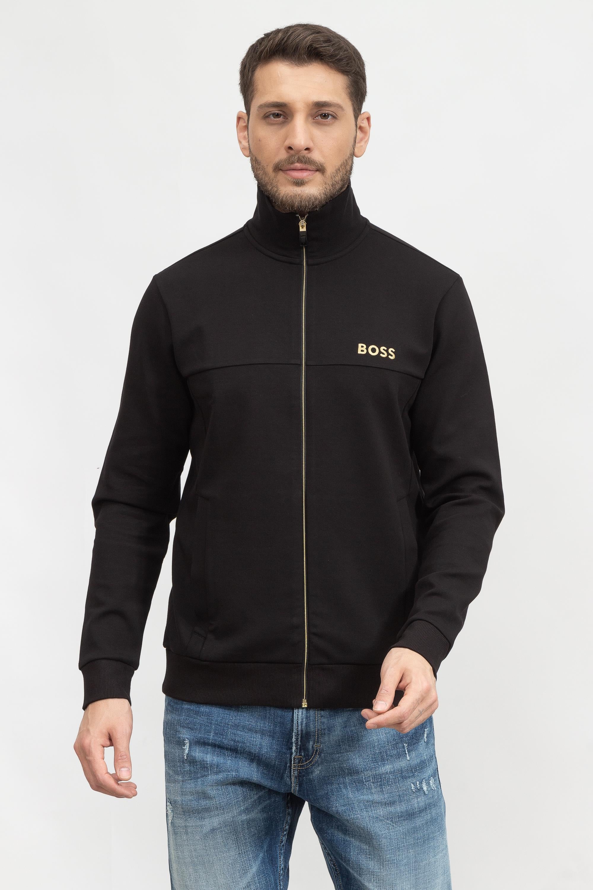 Boss Skaz Erkek Fermuarlı Sweatshirt