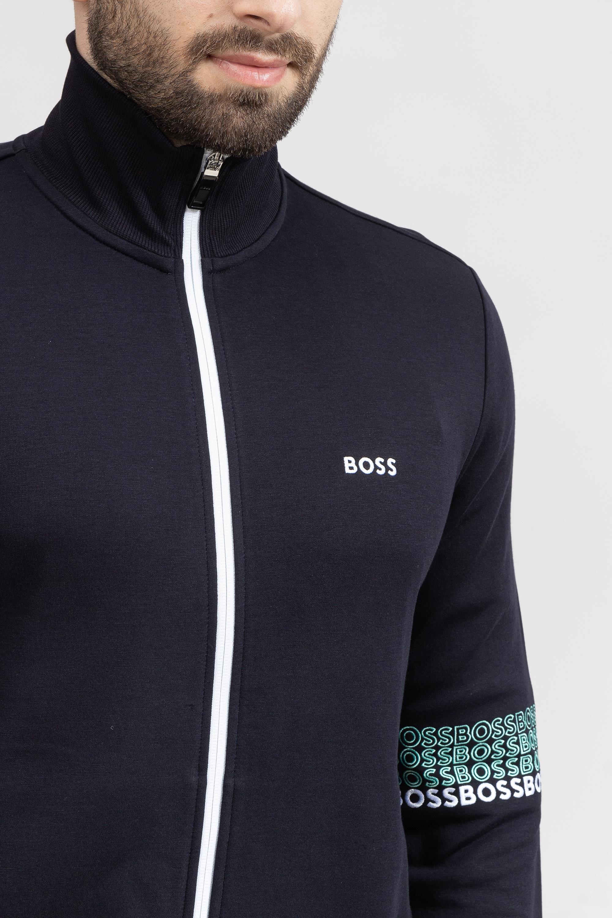 Boss Skaz Erkek Fermuarlı Sweatshirt