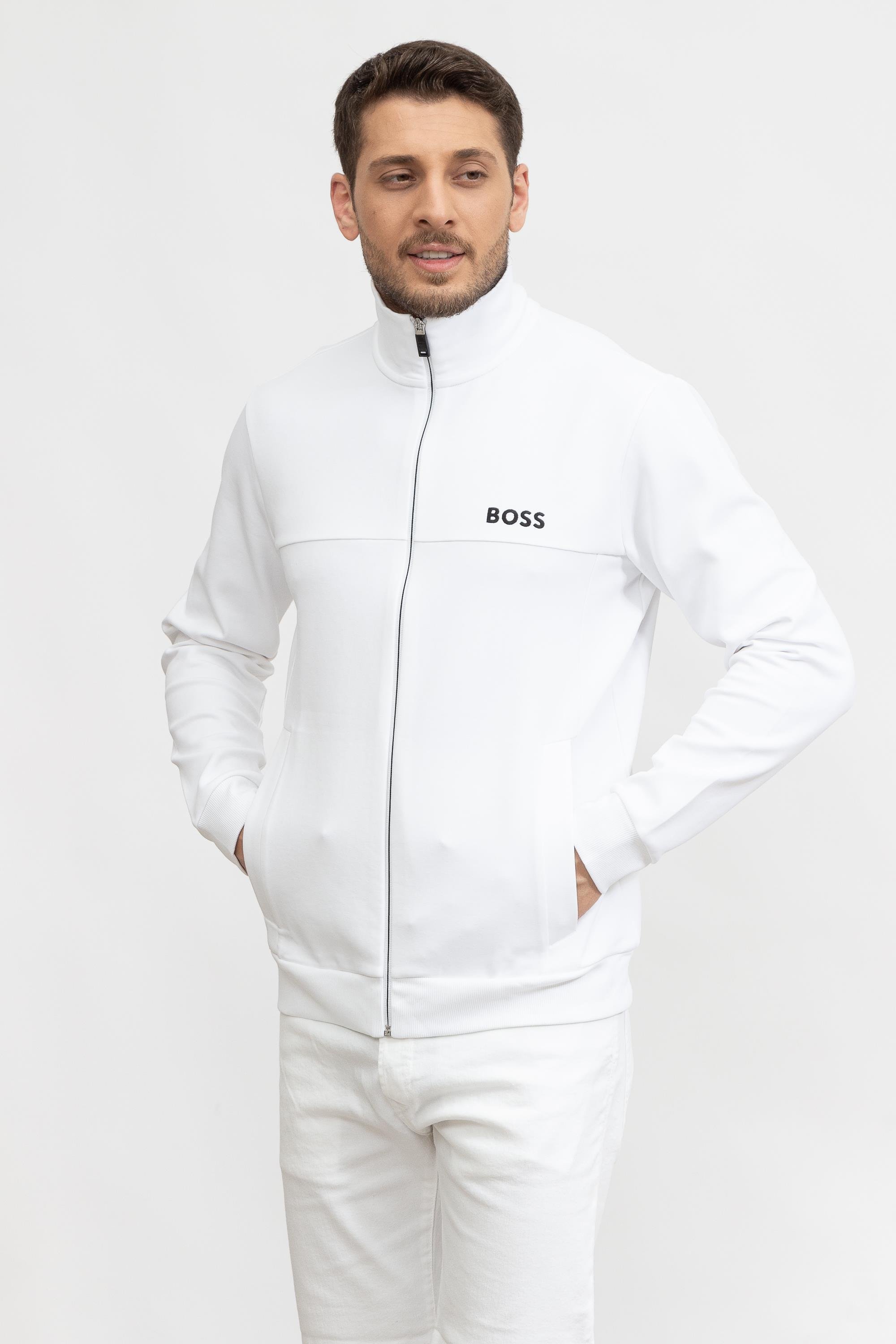 Boss Skaz Erkek Fermuarlı Sweatshirt