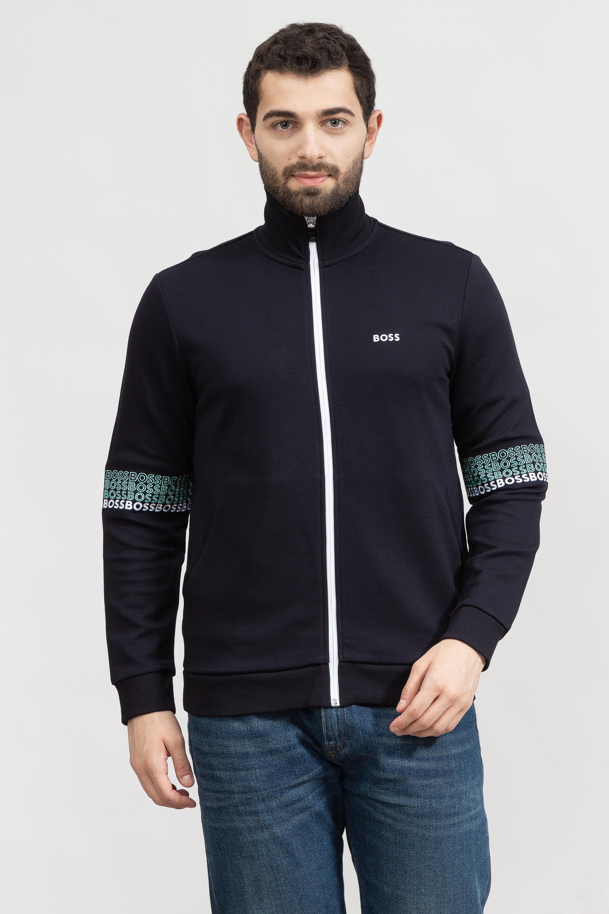 Boss Skaz Erkek Fermuarlı Sweatshirt